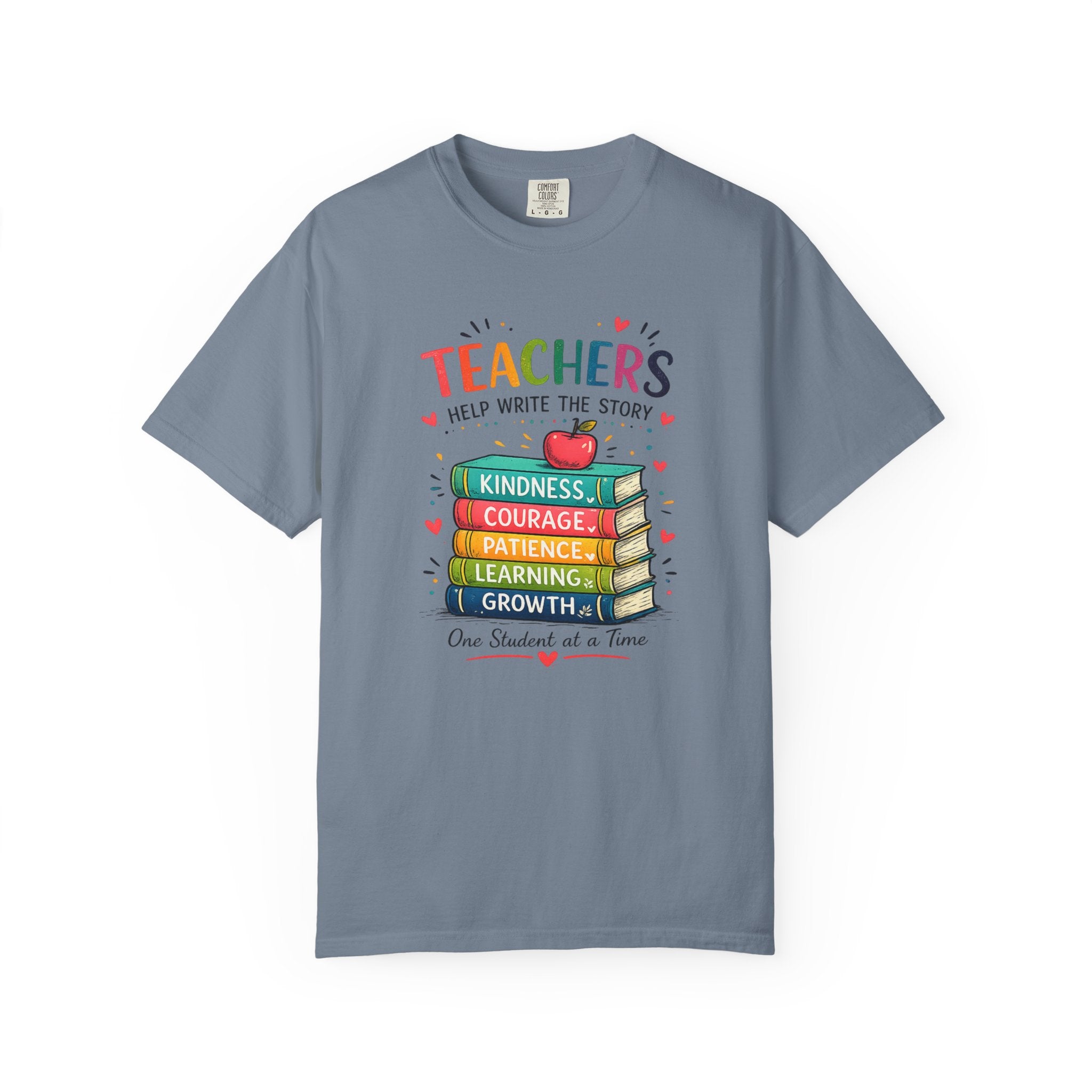 Teachers Help Write the Story Personalized Teacher T-Shirt™ | Custom Name Back | Premium Teacher Gift