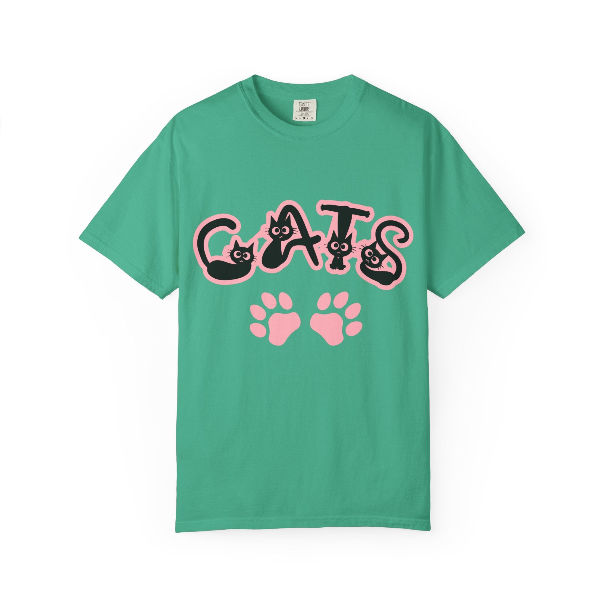 CATS Font Design Tee