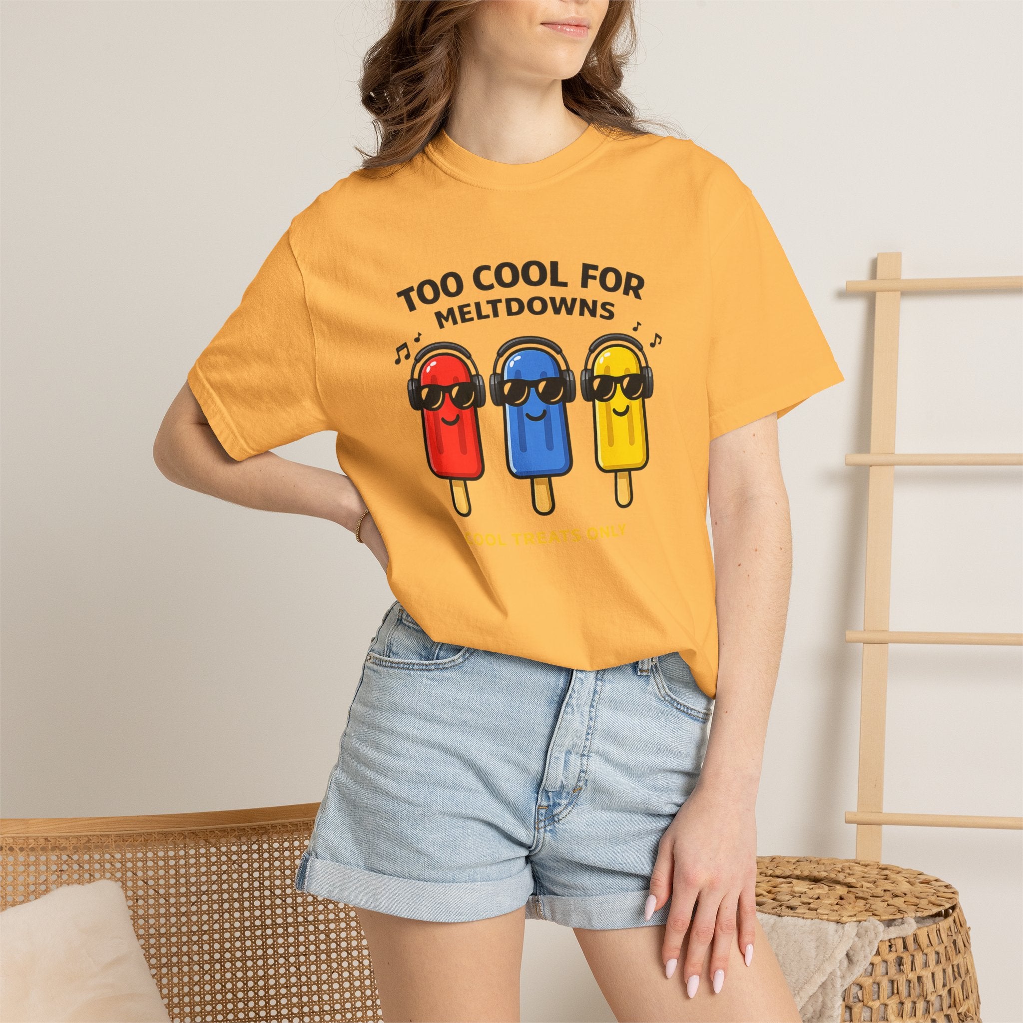 3 Popsicles:Too Cool For Meltdowns GraphicT-Shirt
