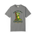 Rock That Smile Crocodile Adult Tee – Fun Graphic Crocodile Shirt