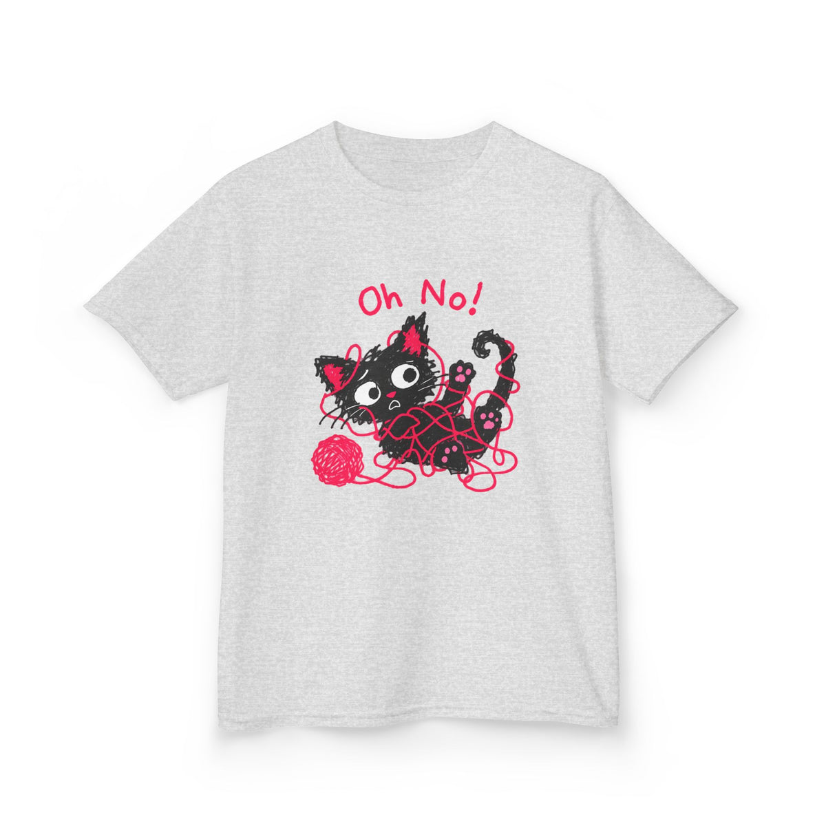 Oh No! Tangled Kitten™ | Kids Graphic Tee