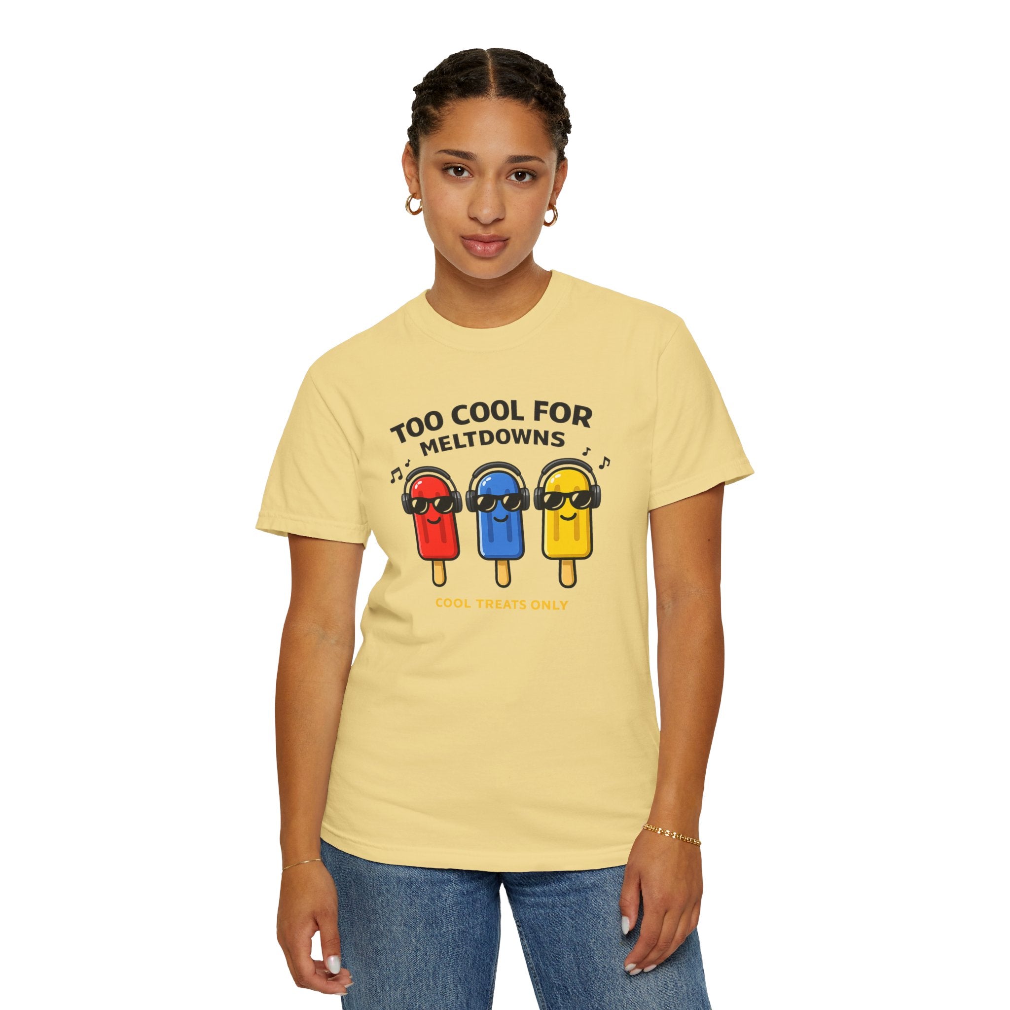 3 Popsicles:Too Cool For Meltdowns GraphicT-Shirt