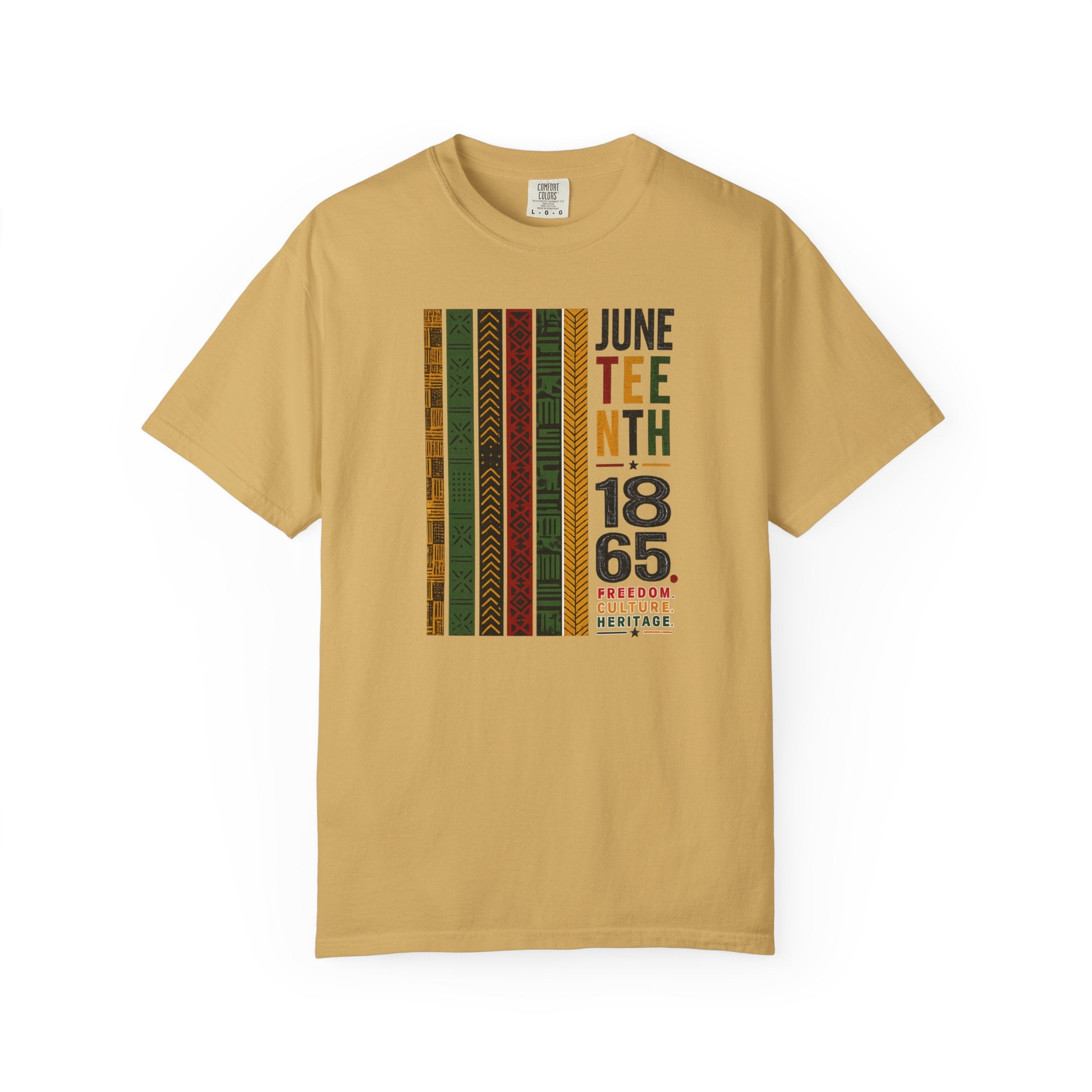 Juneteenth Heritage Stripes Tee