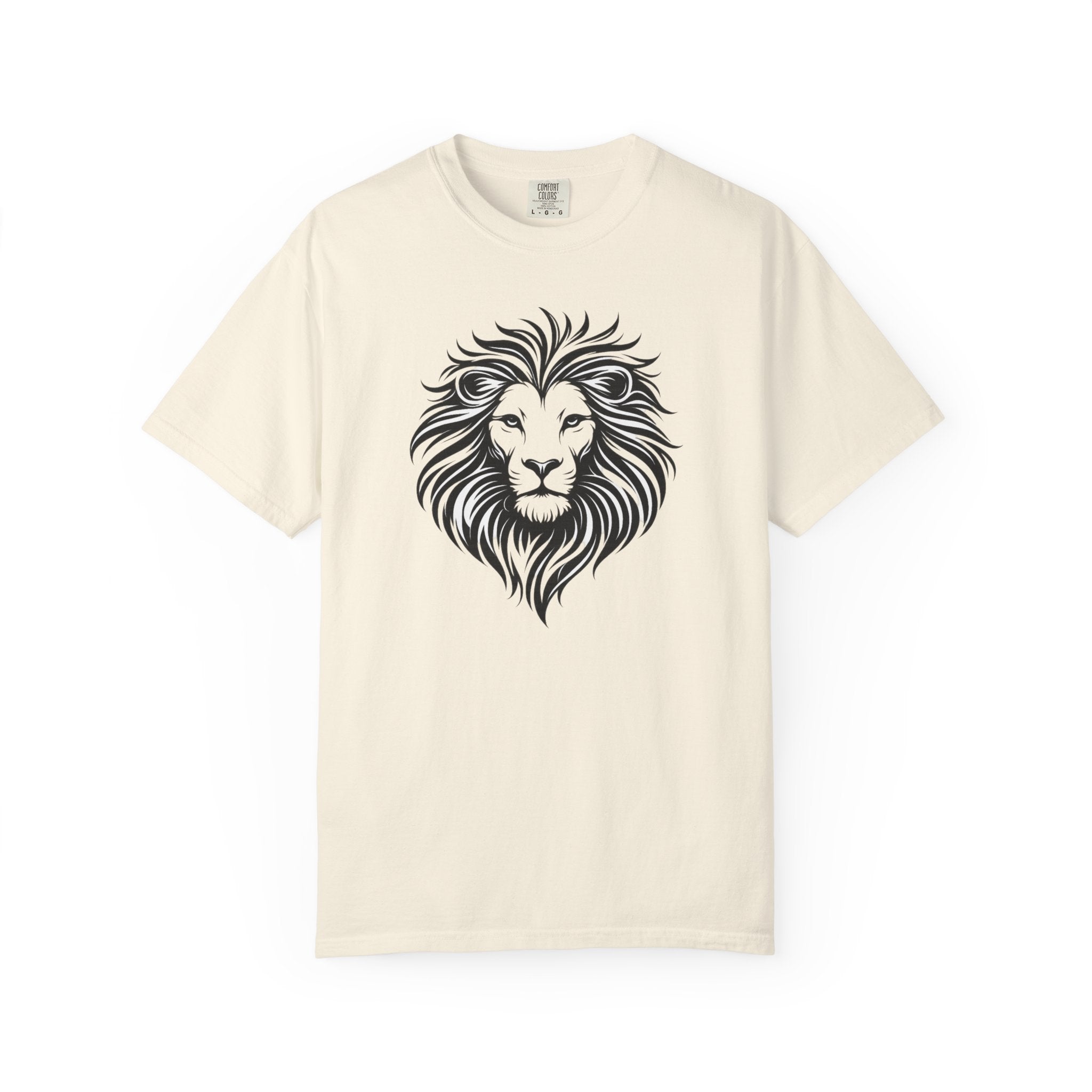 Lion Head Graphic T-Shirt — Bold Tribal Mane Tee for Men & Women