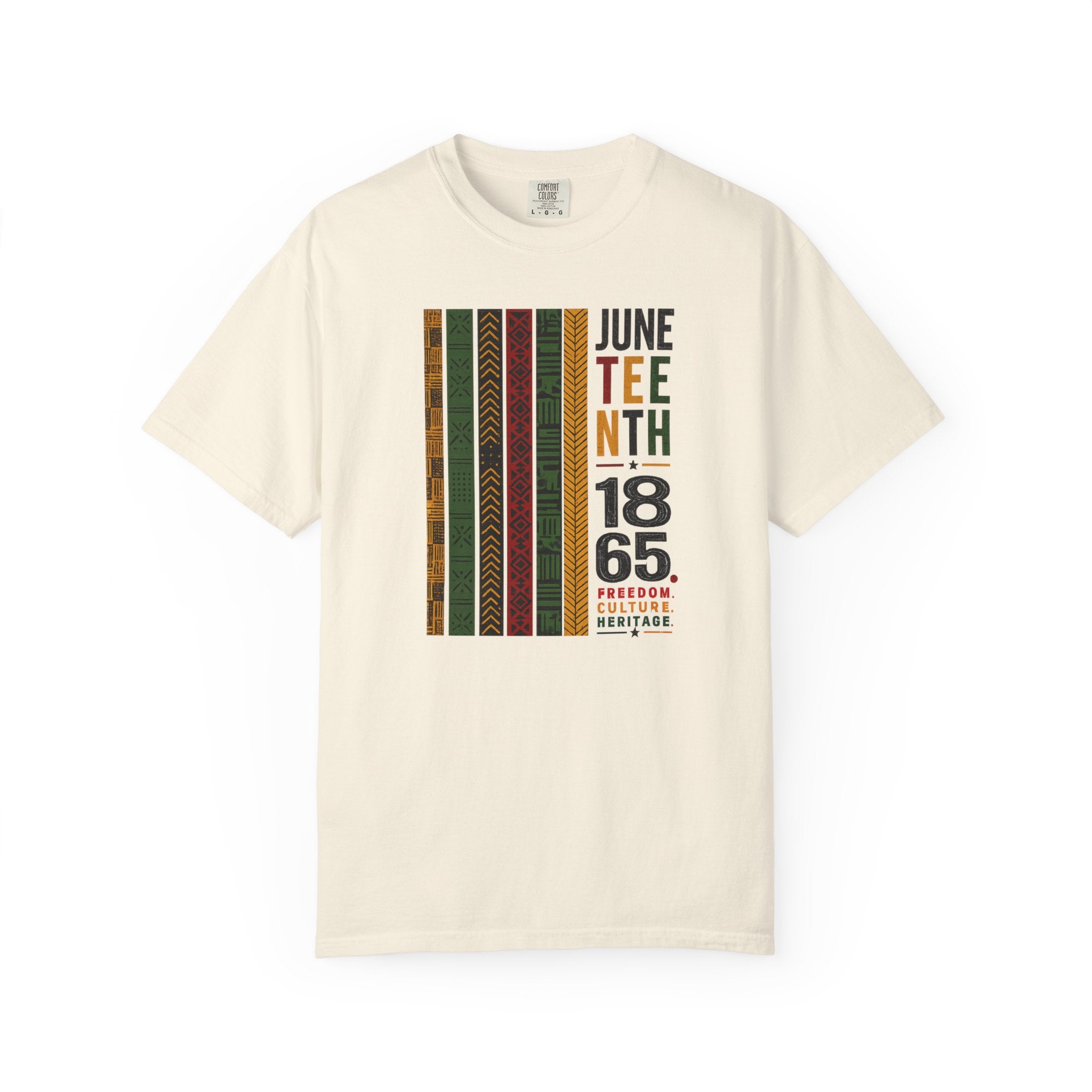 Juneteenth Heritage Stripes Tee