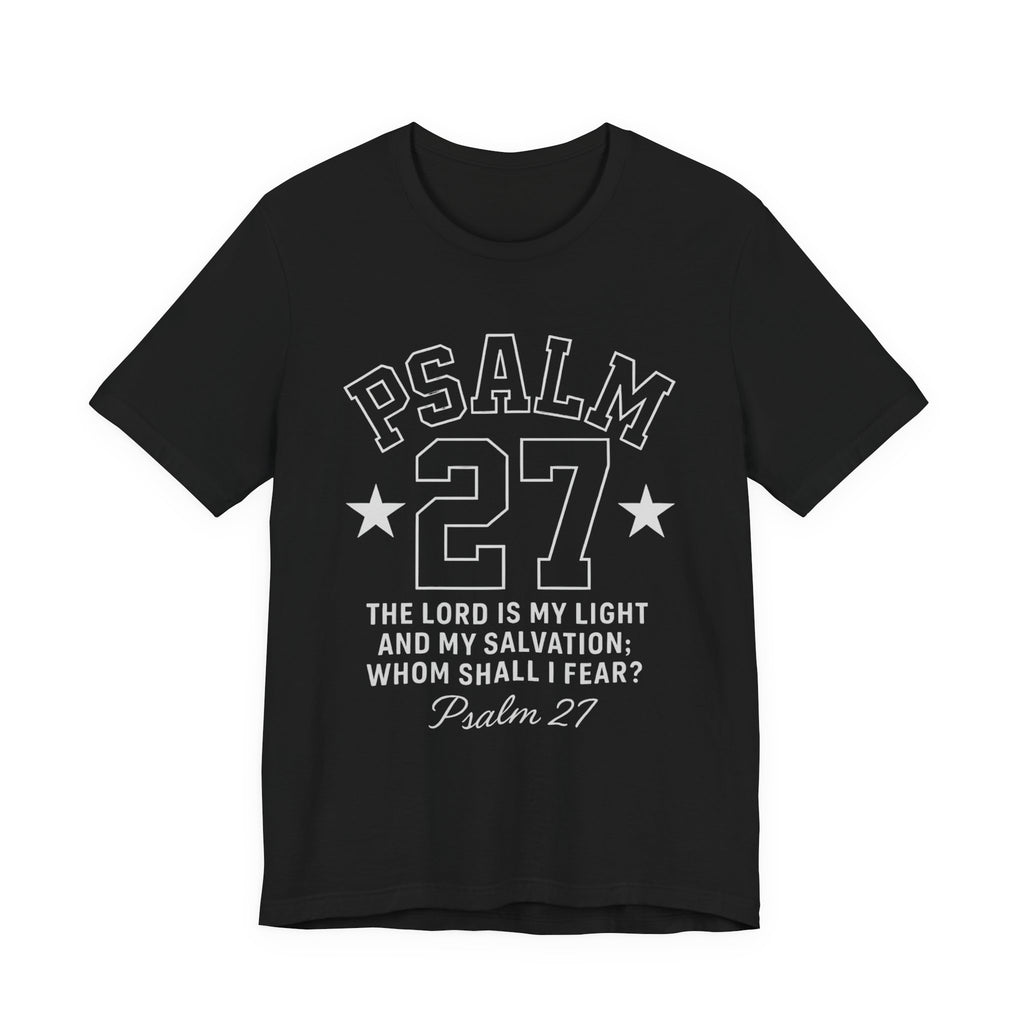 PSALM 27 Black Sporty Tee