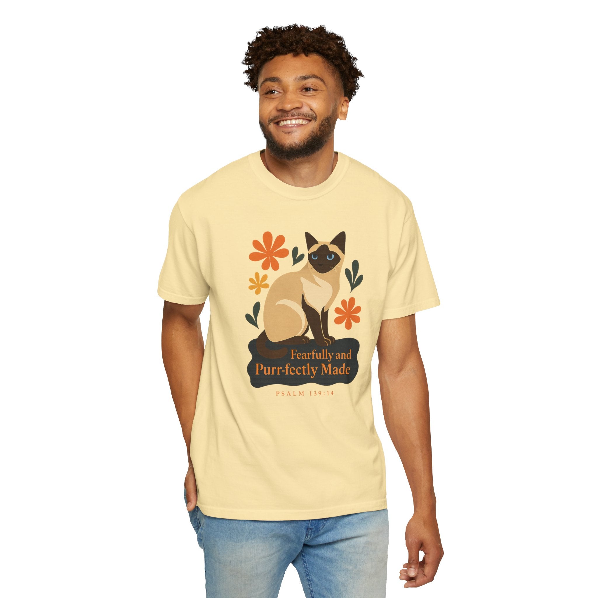 Fearfully and Purr-fectly Made™ Siamese Cat Tee