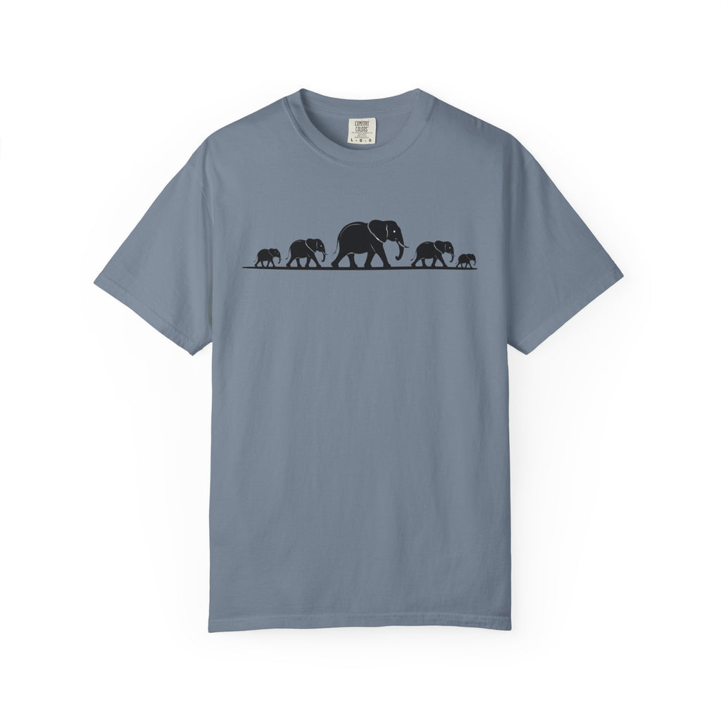 Walking Elephants silhouettes
