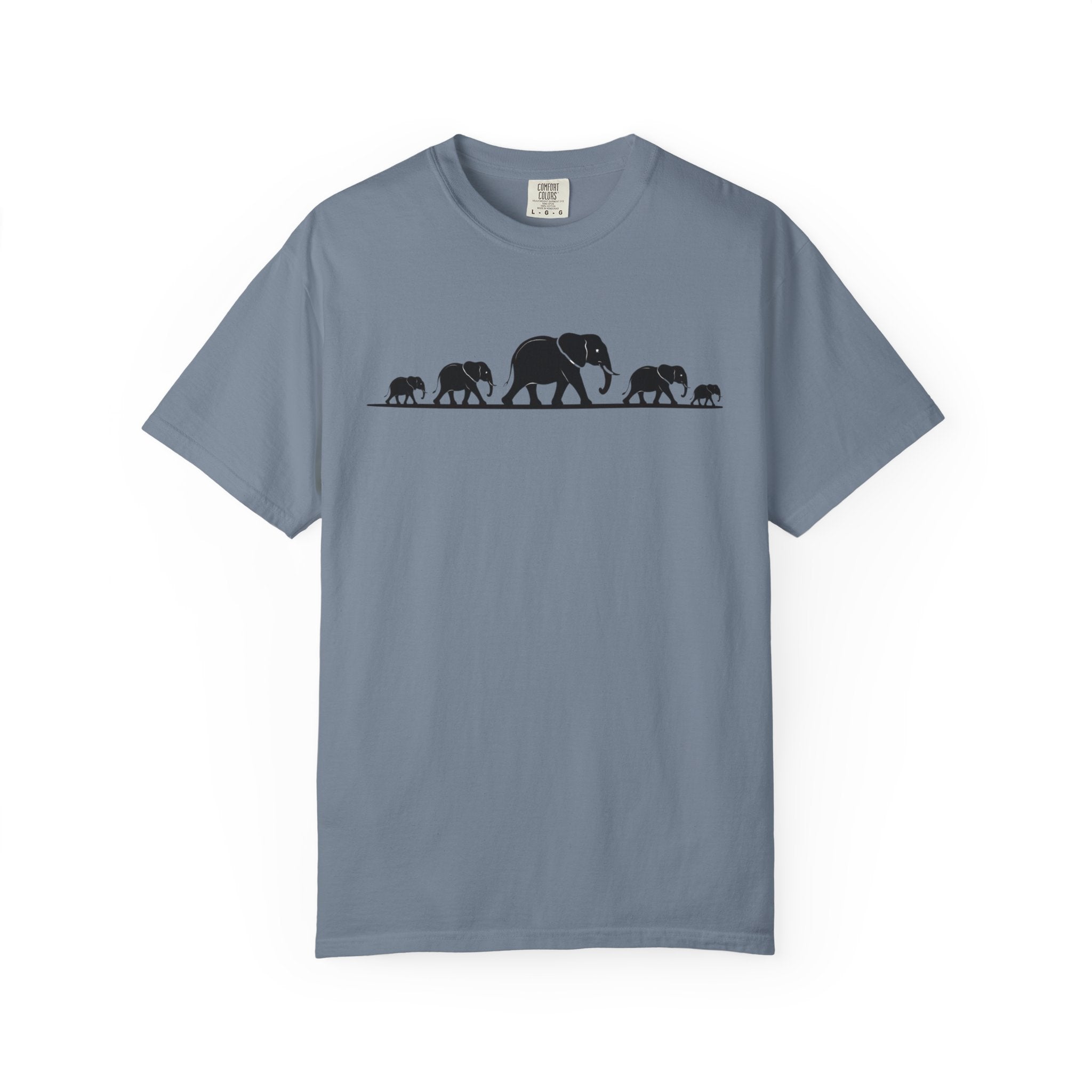 Walking Elephants silhouettes