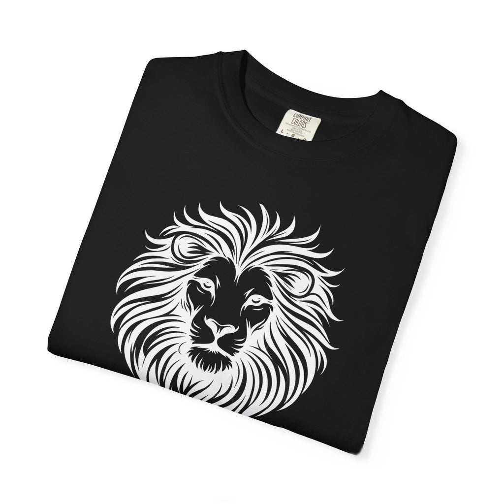 Lion Face Tee— Bold Tribal Mane Design