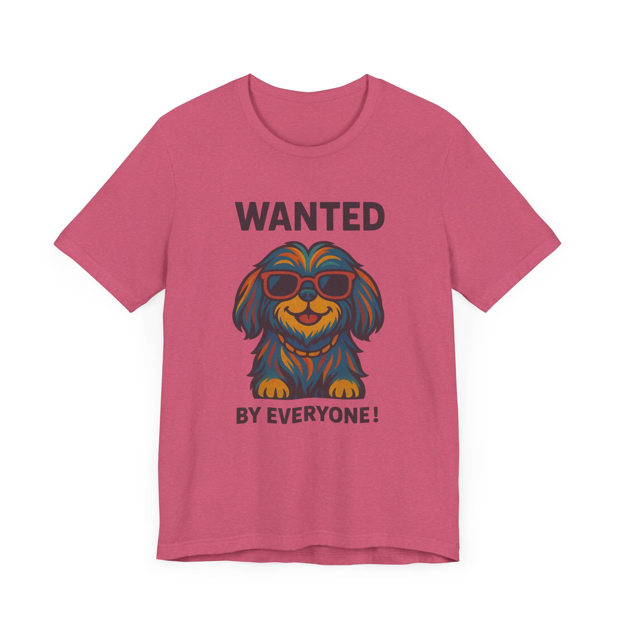 Shitzu with Multicolored Fur and Sunglasses Tee