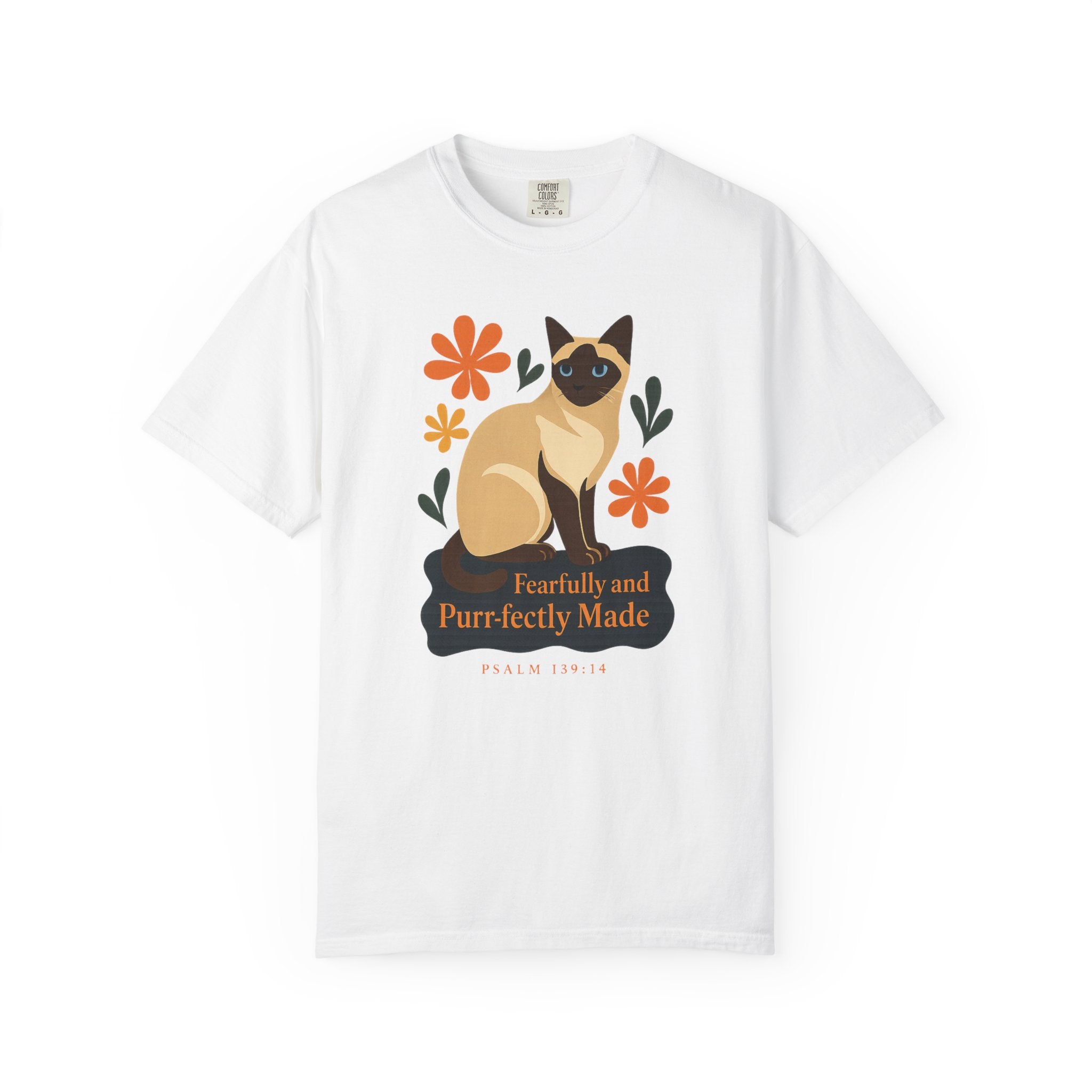 Fearfully and Purr-fectly Made™ Siamese Cat Tee
