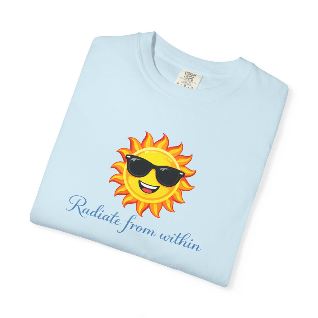 Radiate From Within T-Shirt — Smiling Sun Graphic Tee