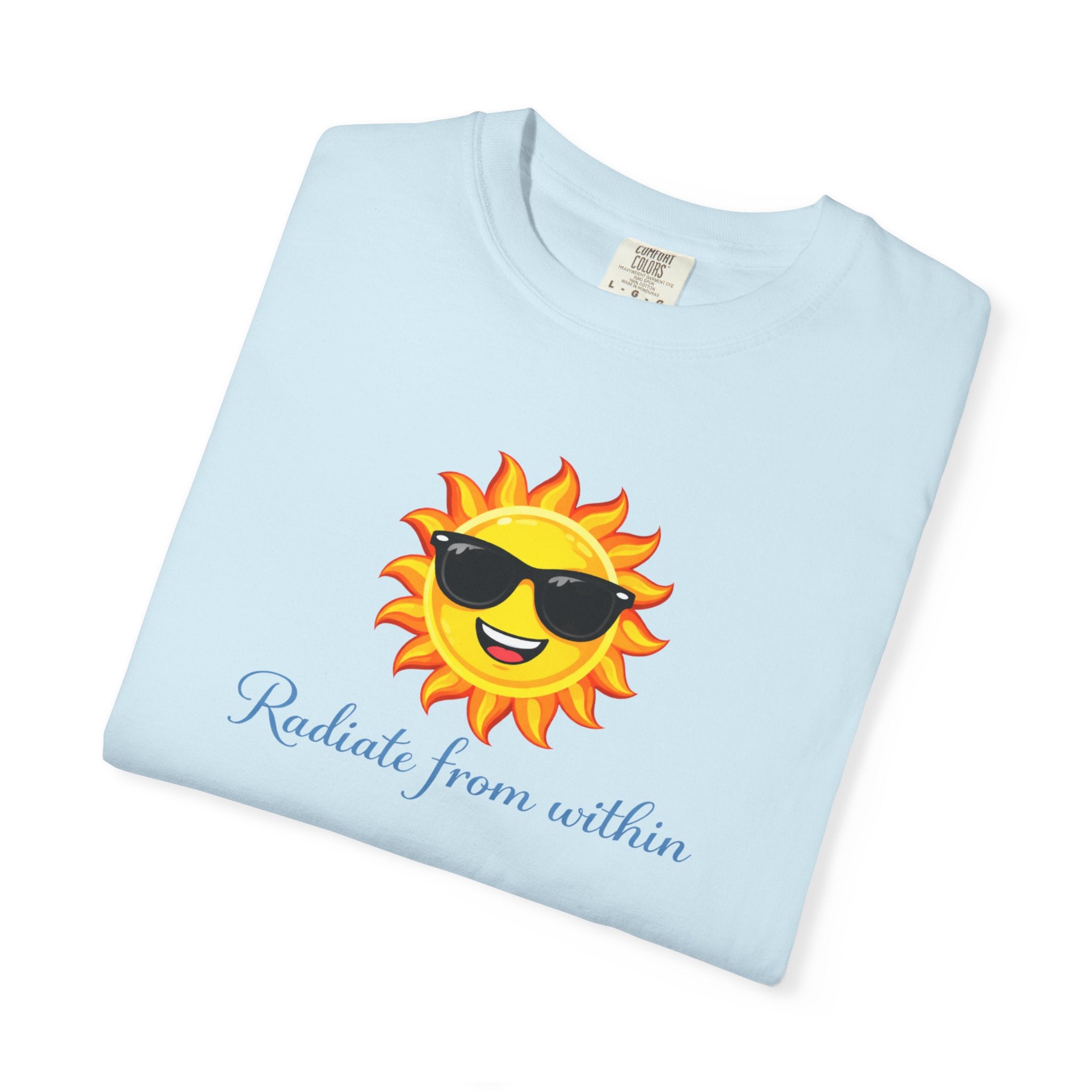 Radiate From Within T-Shirt — Smiling Sun Graphic Tee