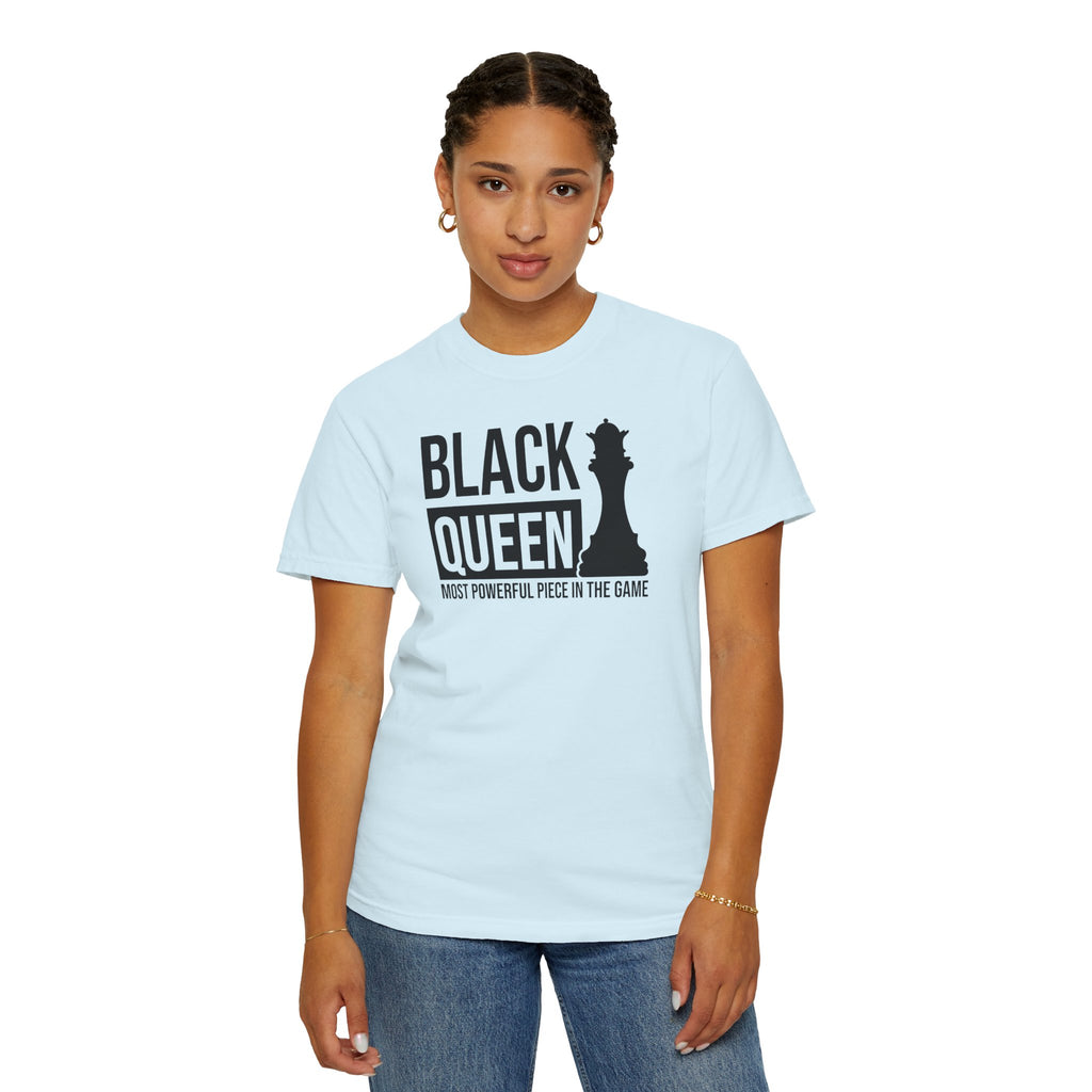 Black Queen T-Shirt — "Most Powerful Piece in the Game" Chess-Inspired Tee
