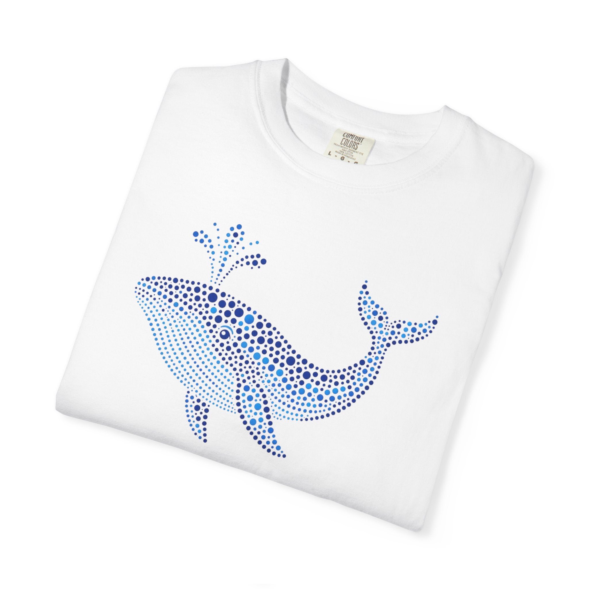 Blue Horizon Whale™ | Coastal Summer Graphic Tee