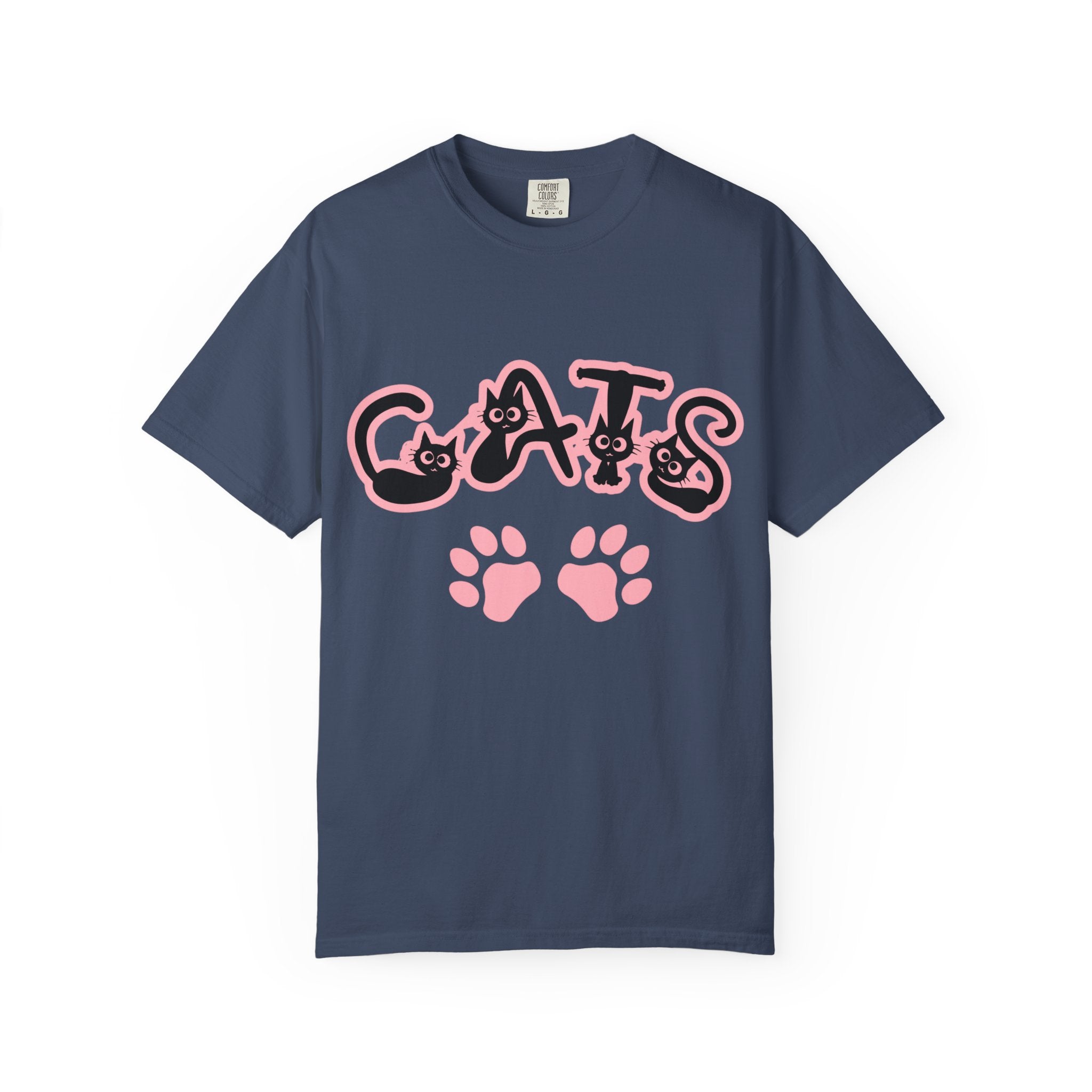 CATS Font Design Tee