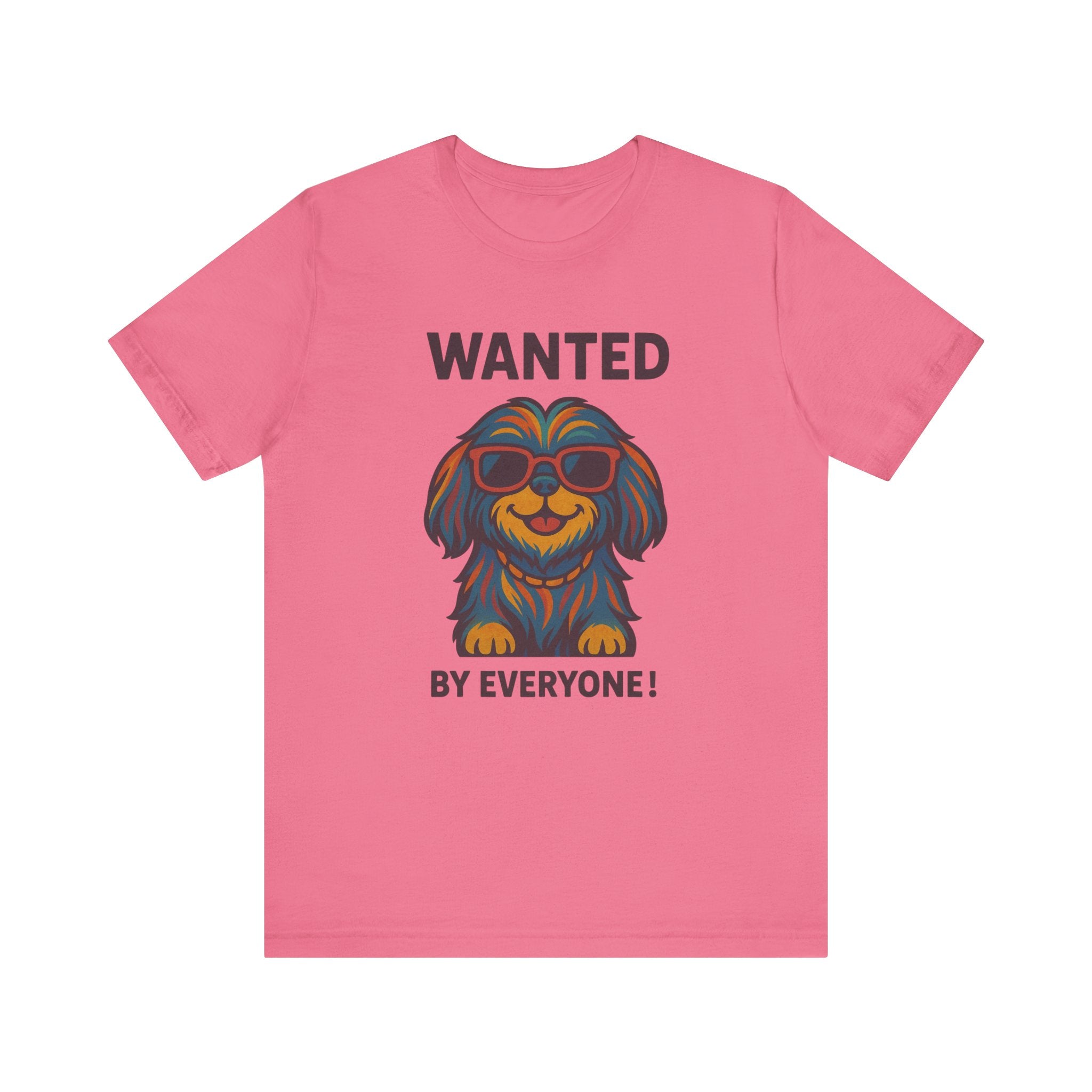 Shitzu with Multicolored Fur and Sunglasses Tee