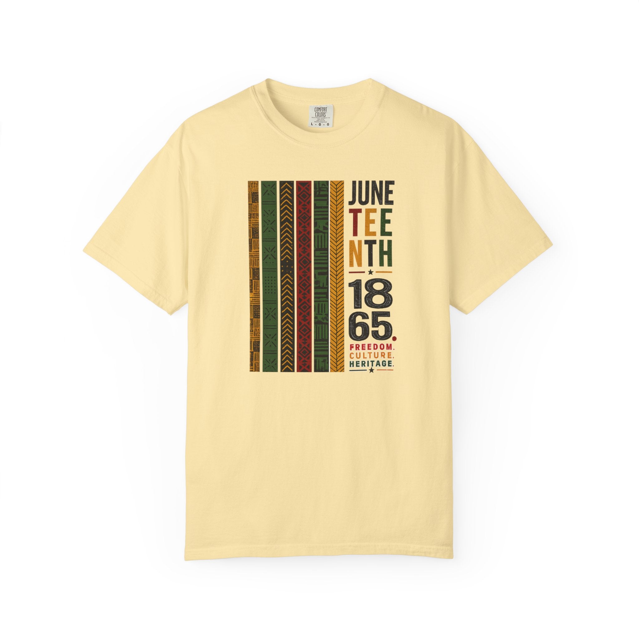 Juneteenth Heritage Stripes Tee