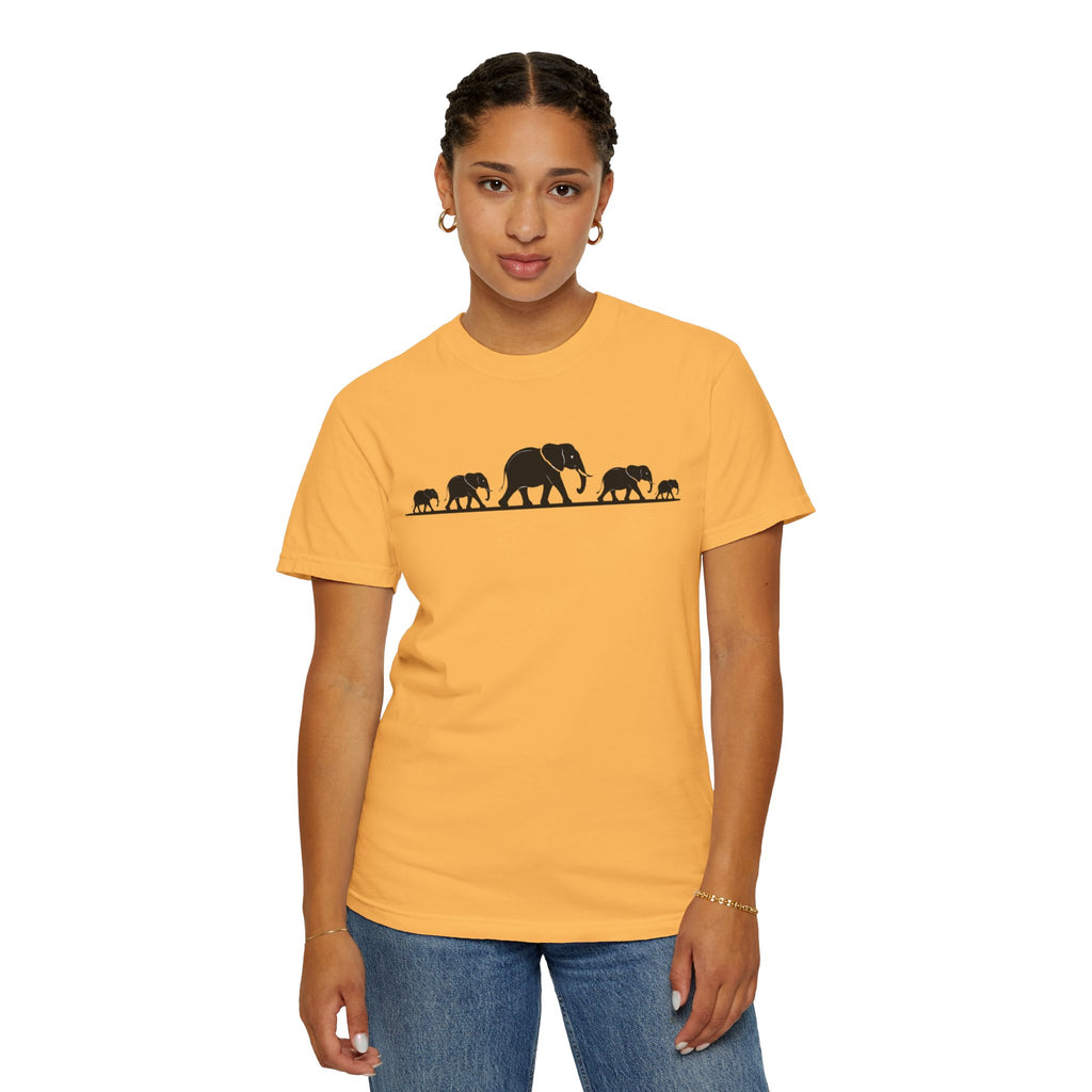 Walking Elephants silhouettes