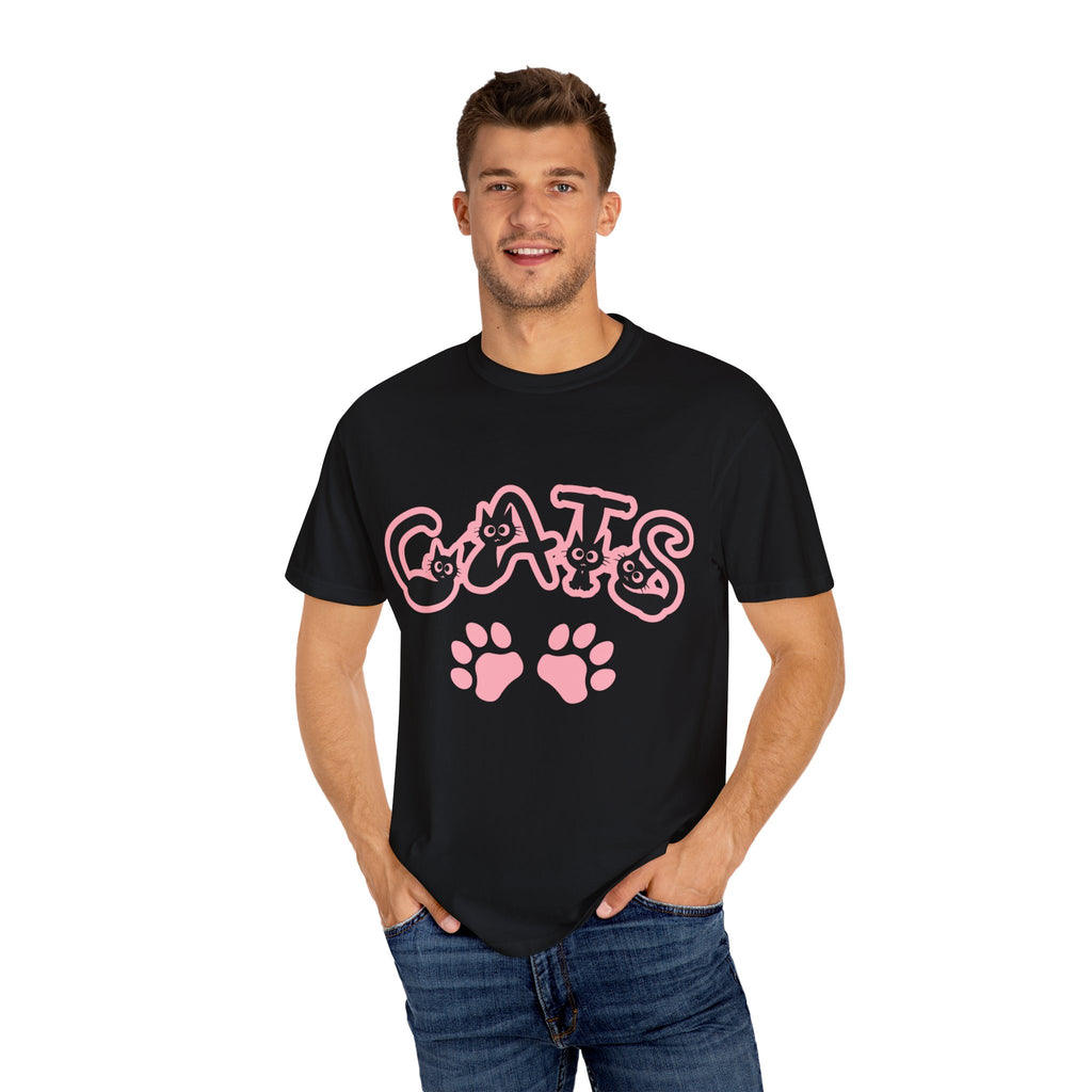 CATS Font Design Tee