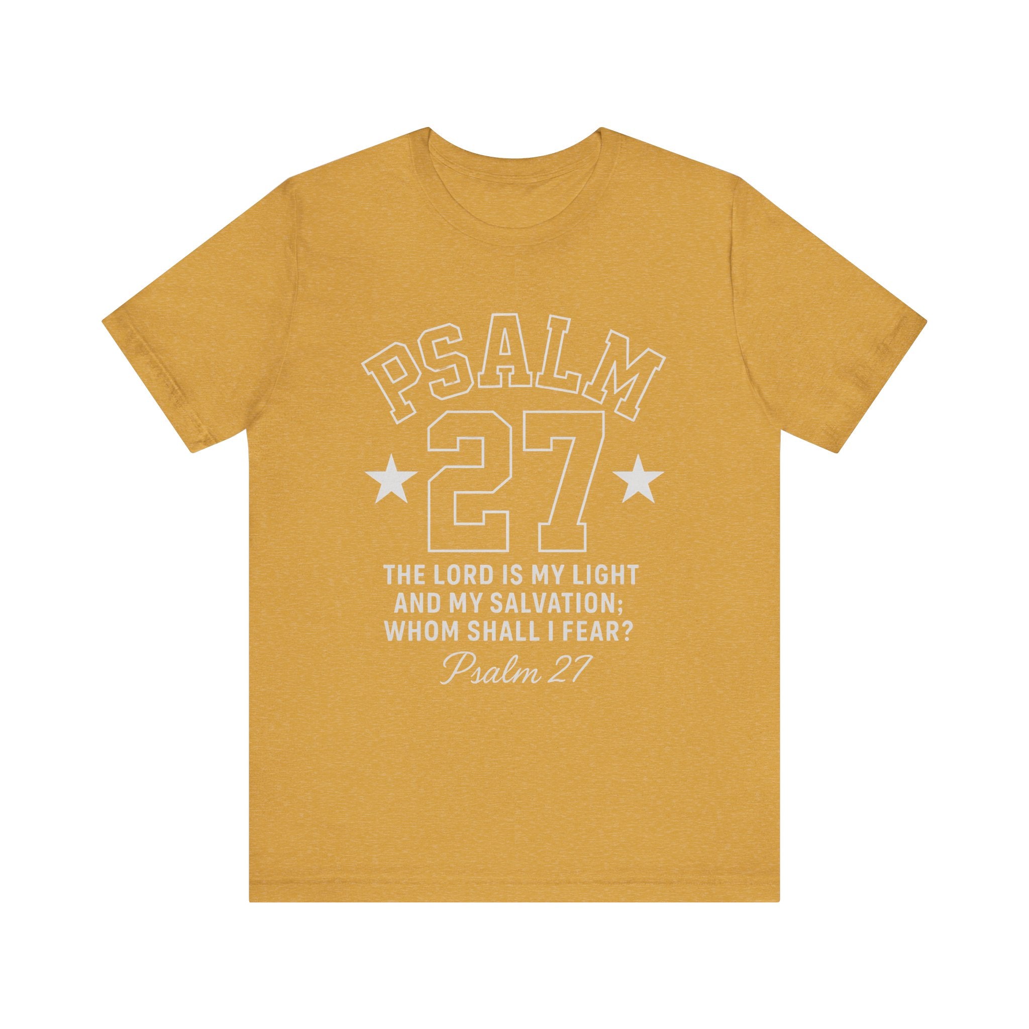 PSALM 27 Black Sporty Tee