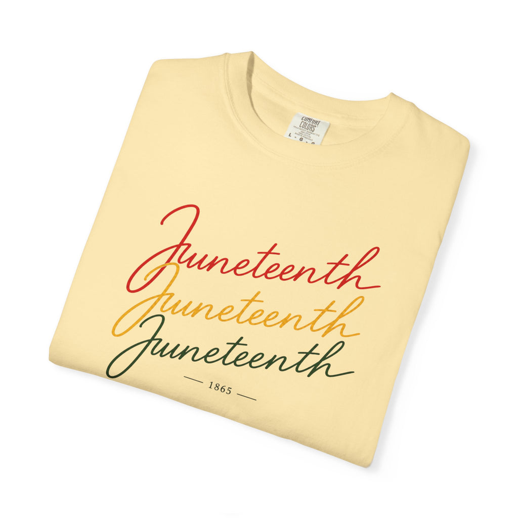 Juneteenth Script T-Shirt — Juneteenth Celebration Tee