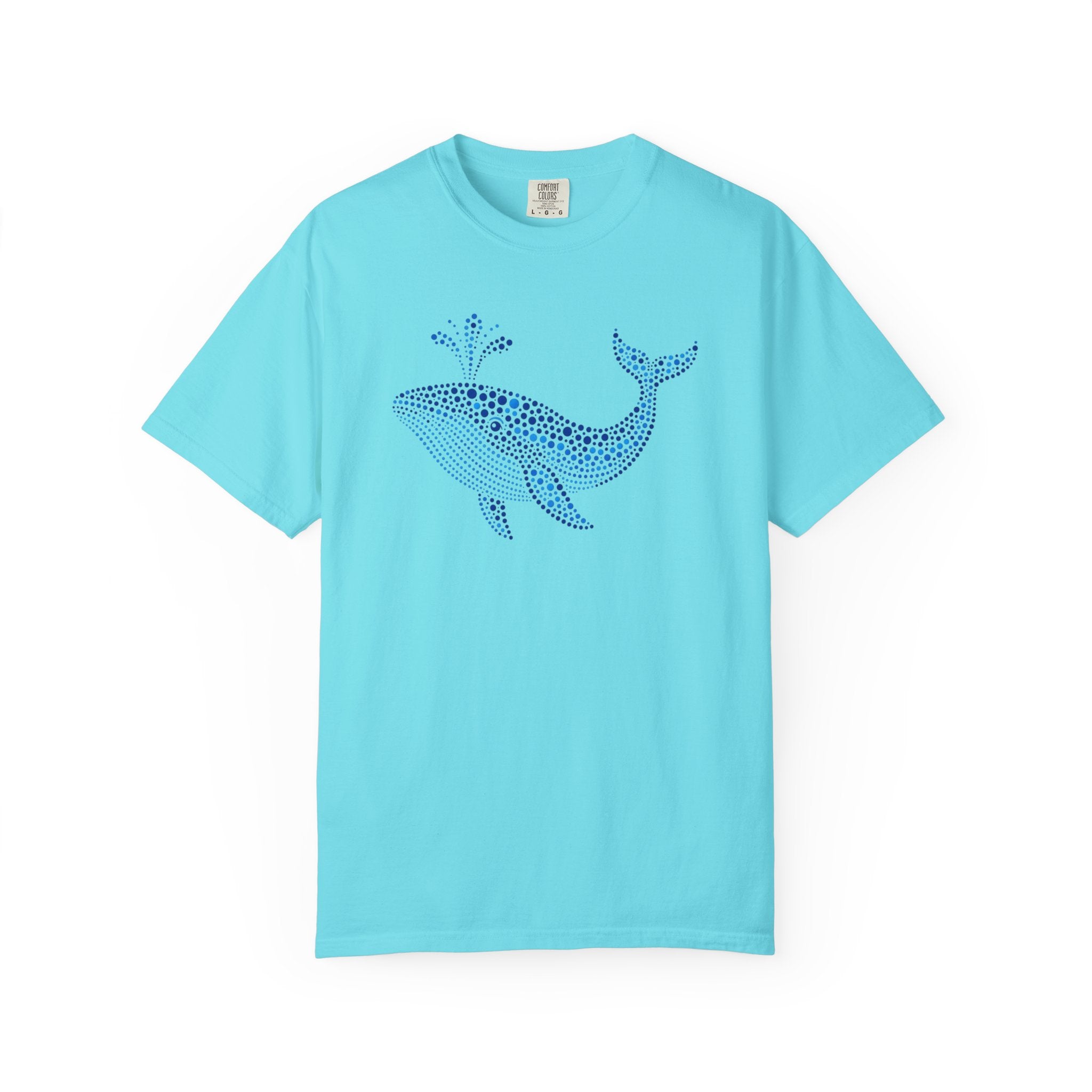Blue Horizon Whale™ | Coastal Summer Graphic Tee