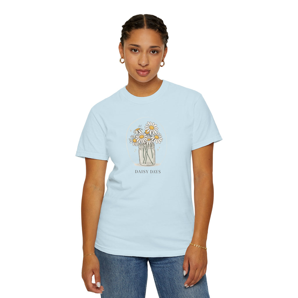 Daisy Days T-Shirt — Mason Jar Daisies Floral Graphic Tee