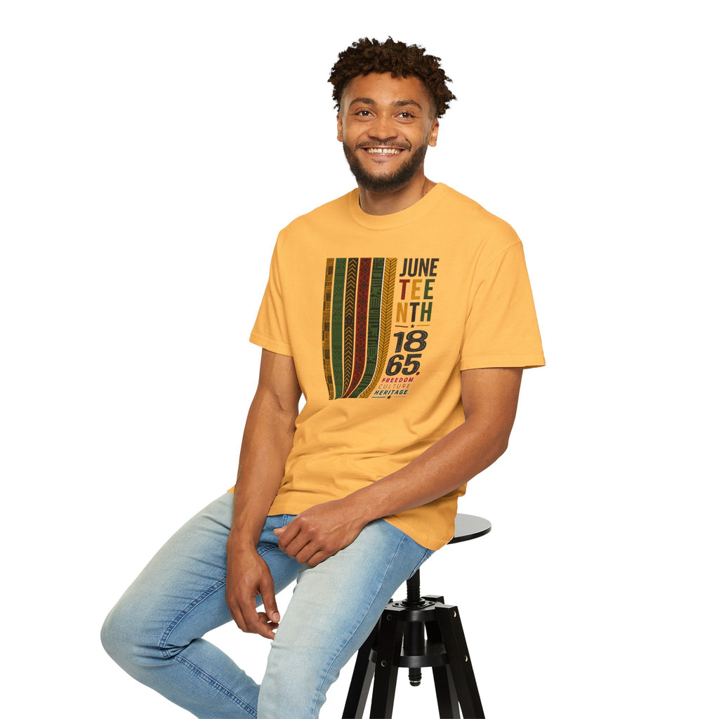 Juneteenth Heritage Stripes Tee