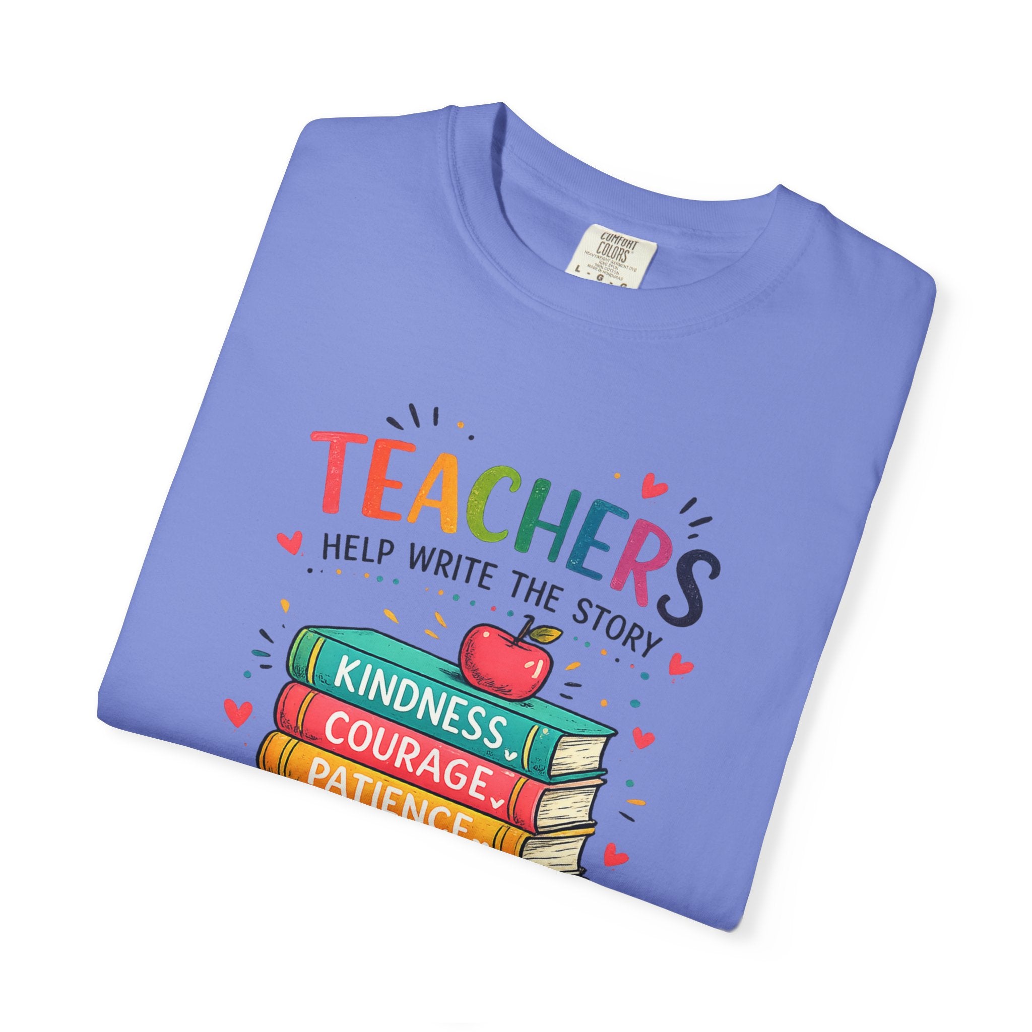 Teachers Help Write the Story Personalized Teacher T-Shirt™ | Custom Name Back | Premium Teacher Gift