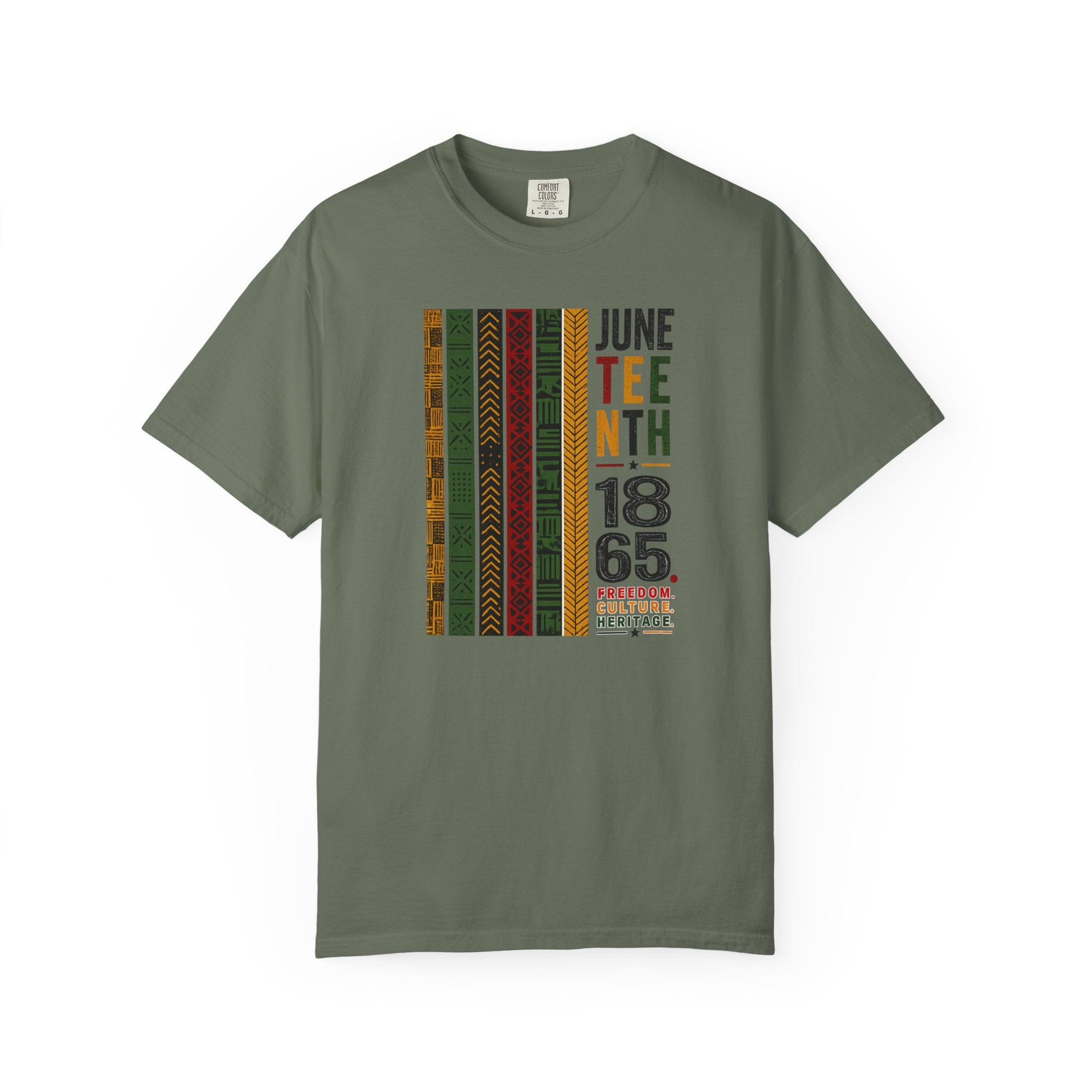 Juneteenth Heritage Stripes Tee