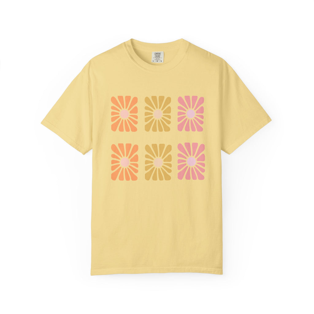 Retro Bloom Grid Tee