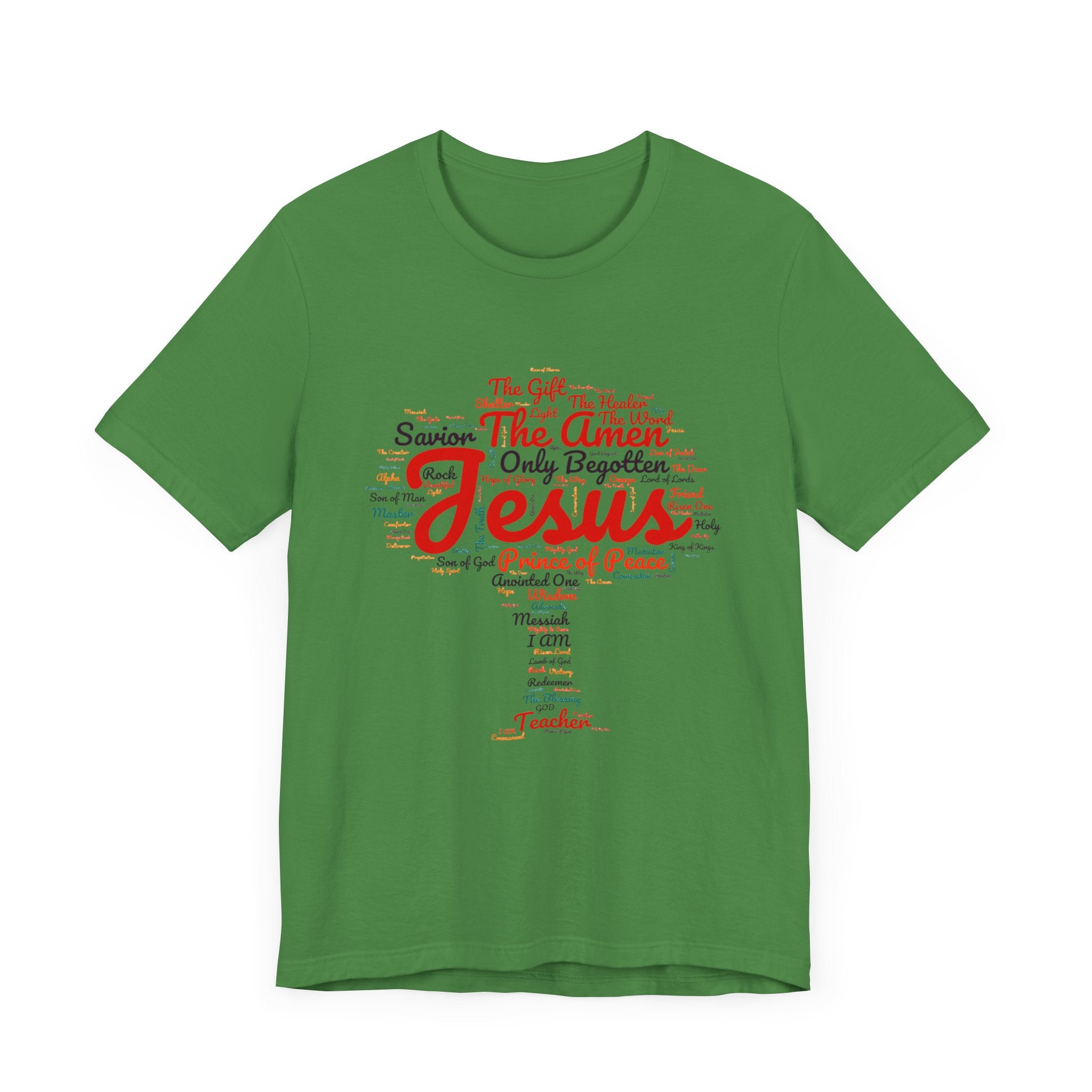 Religious Tee - Names of JESUS Tree Design