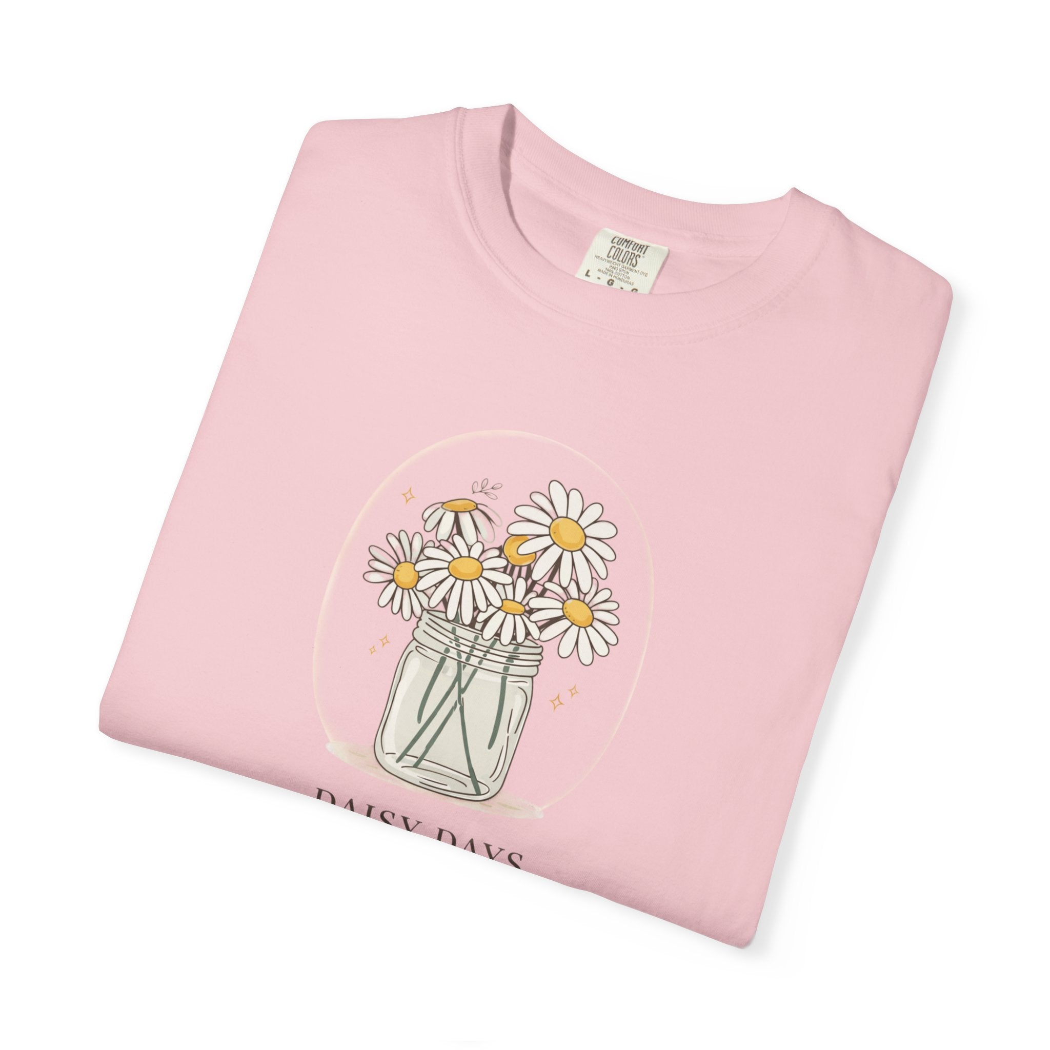 Daisy Days T-Shirt — Mason Jar Daisies Floral Graphic Tee