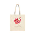 'Fearfully & Wonderfully Made' Peacock Tote Bag