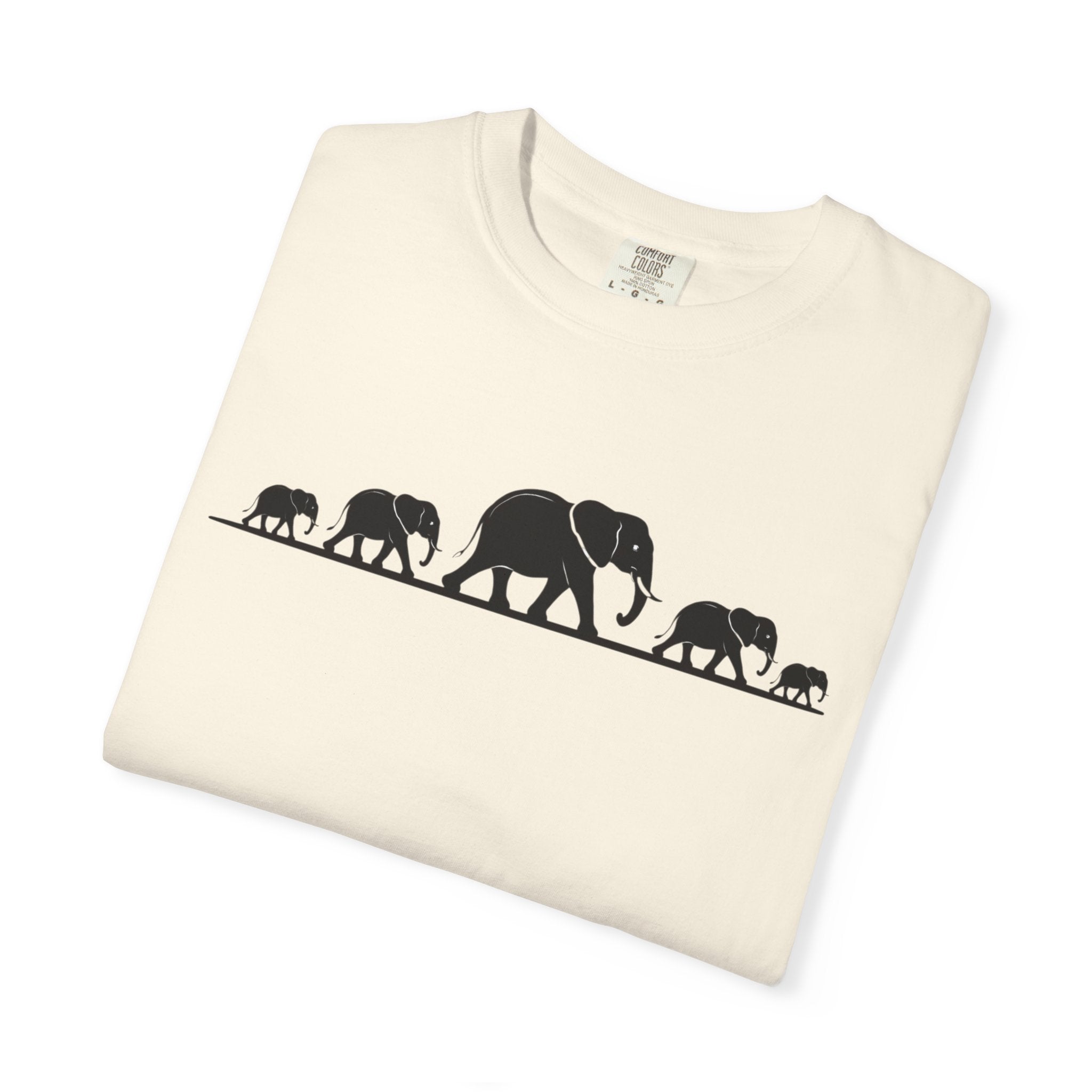 Walking Elephants silhouettes
