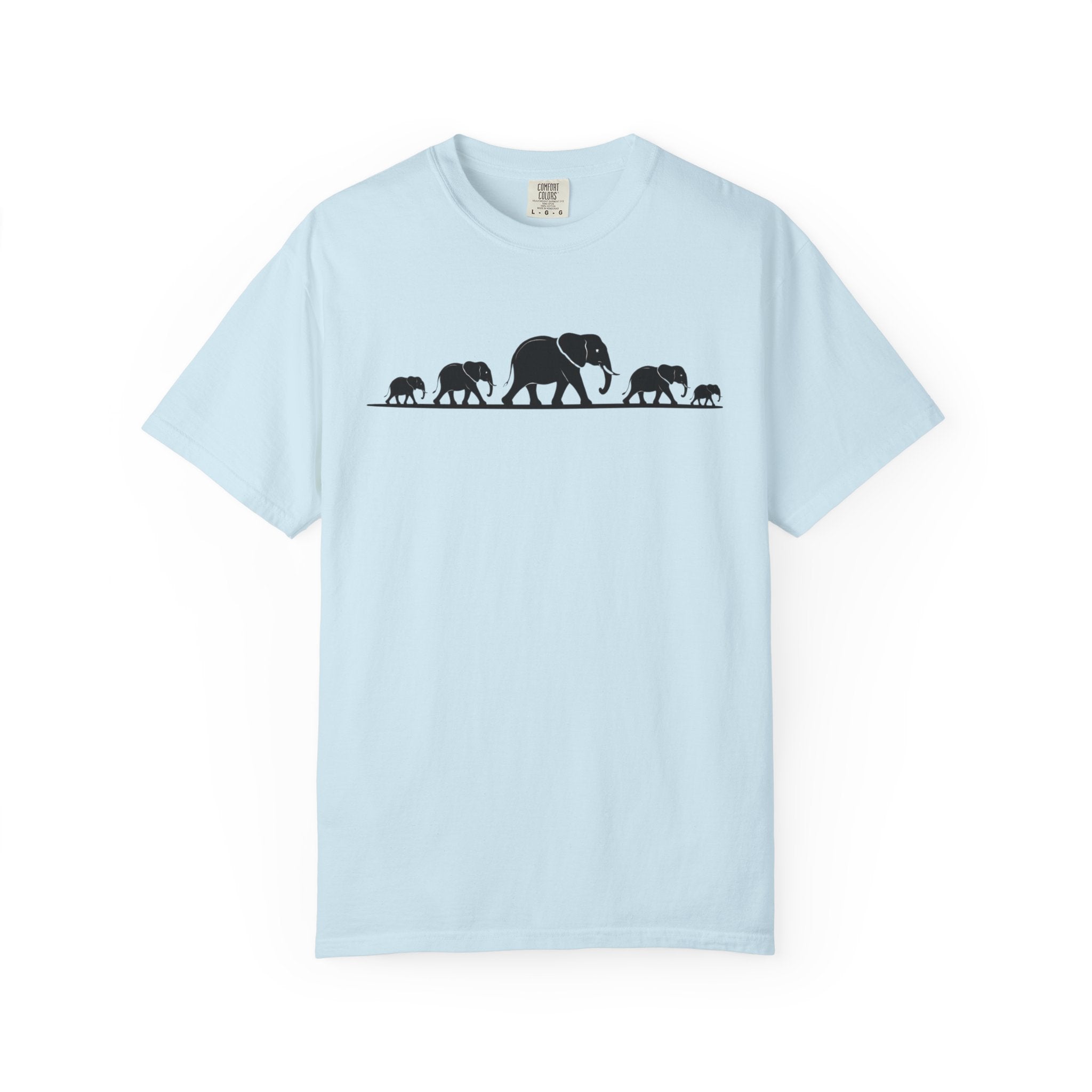 Walking Elephants silhouettes