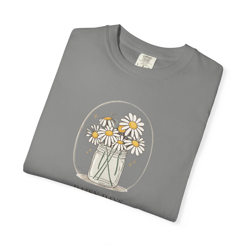 Daisy Days T-Shirt — Mason Jar Daisies Floral Graphic Tee