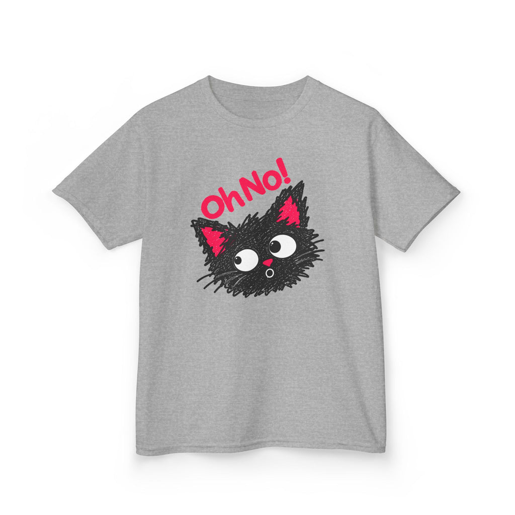 Oh No Cat™ Chauncey Graphic T-Shirt – Funny Black Cat Unisex Tee