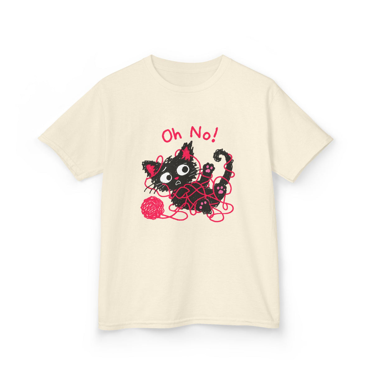Oh No! Tangled Kitten™ | Kids Graphic Tee