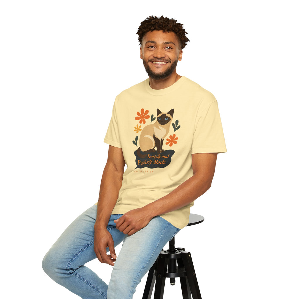 Fearfully and Purr-fectly Made™ Siamese Cat Tee