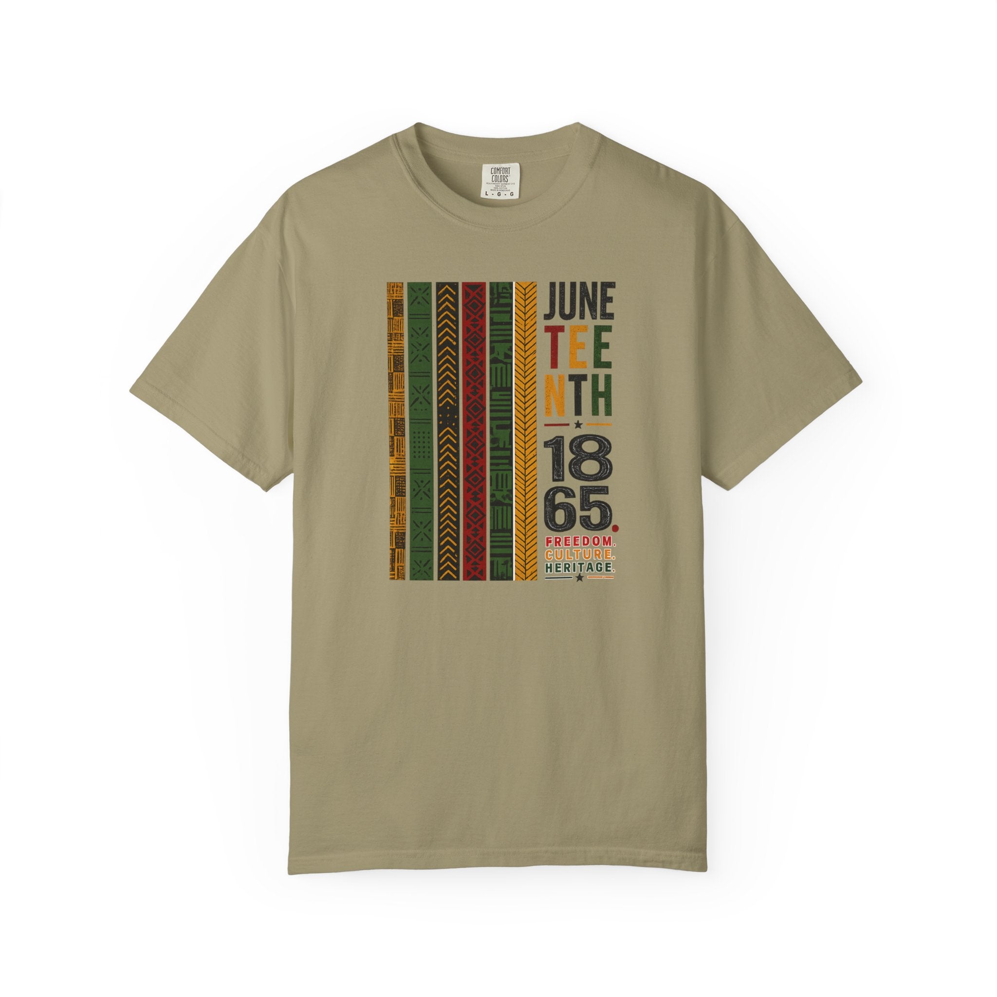 Juneteenth Heritage Stripes Tee
