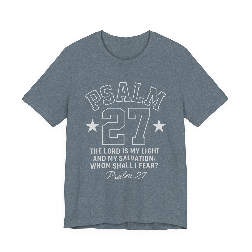 PSALM 27 Black Sporty Tee