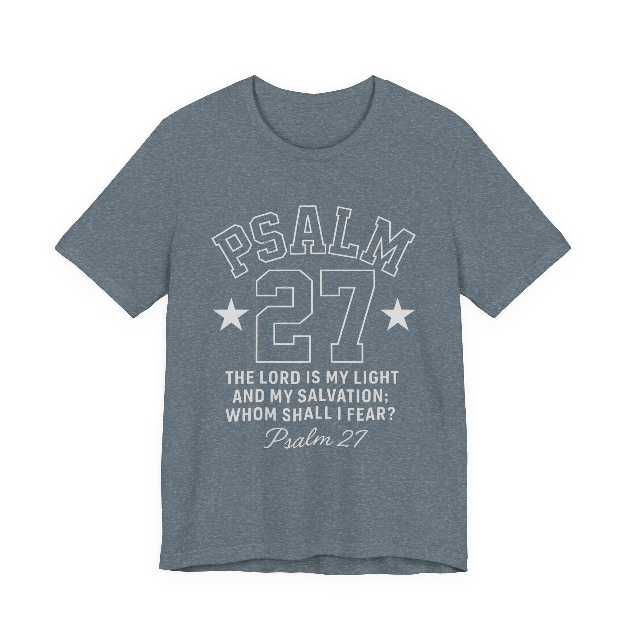 PSALM 27 Black Sporty Tee