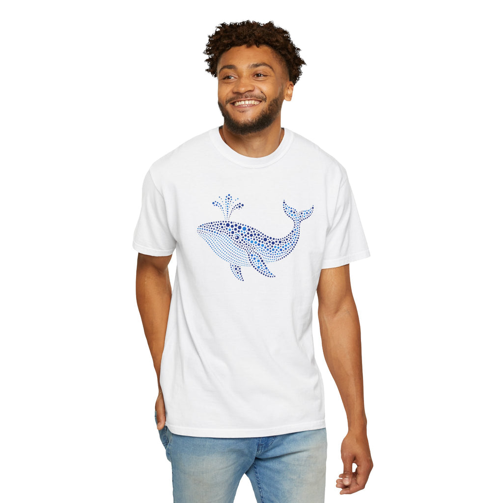 Blue Horizon Whale™ | Coastal Summer Graphic Tee