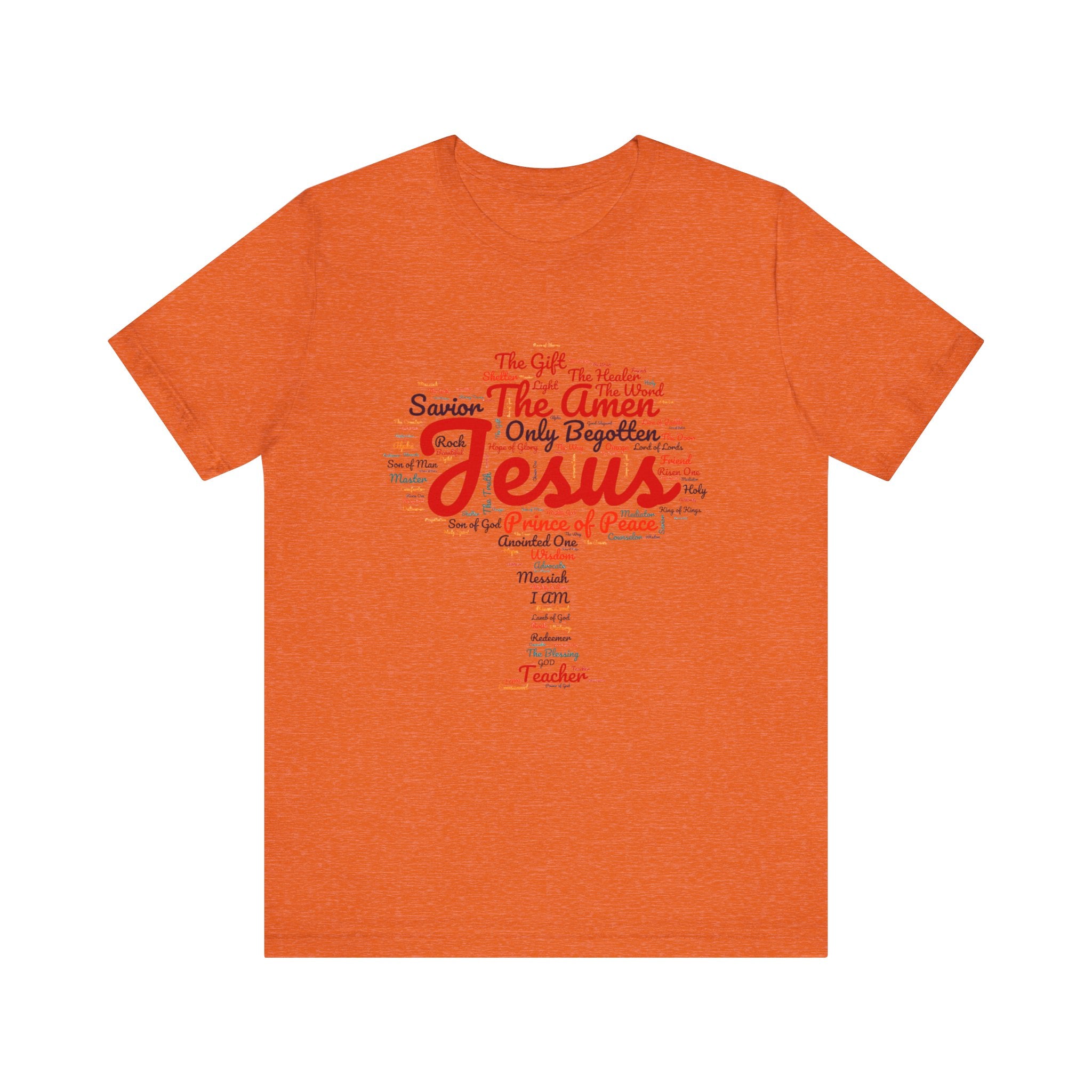 Religious Tee - Names of JESUS Tree Design