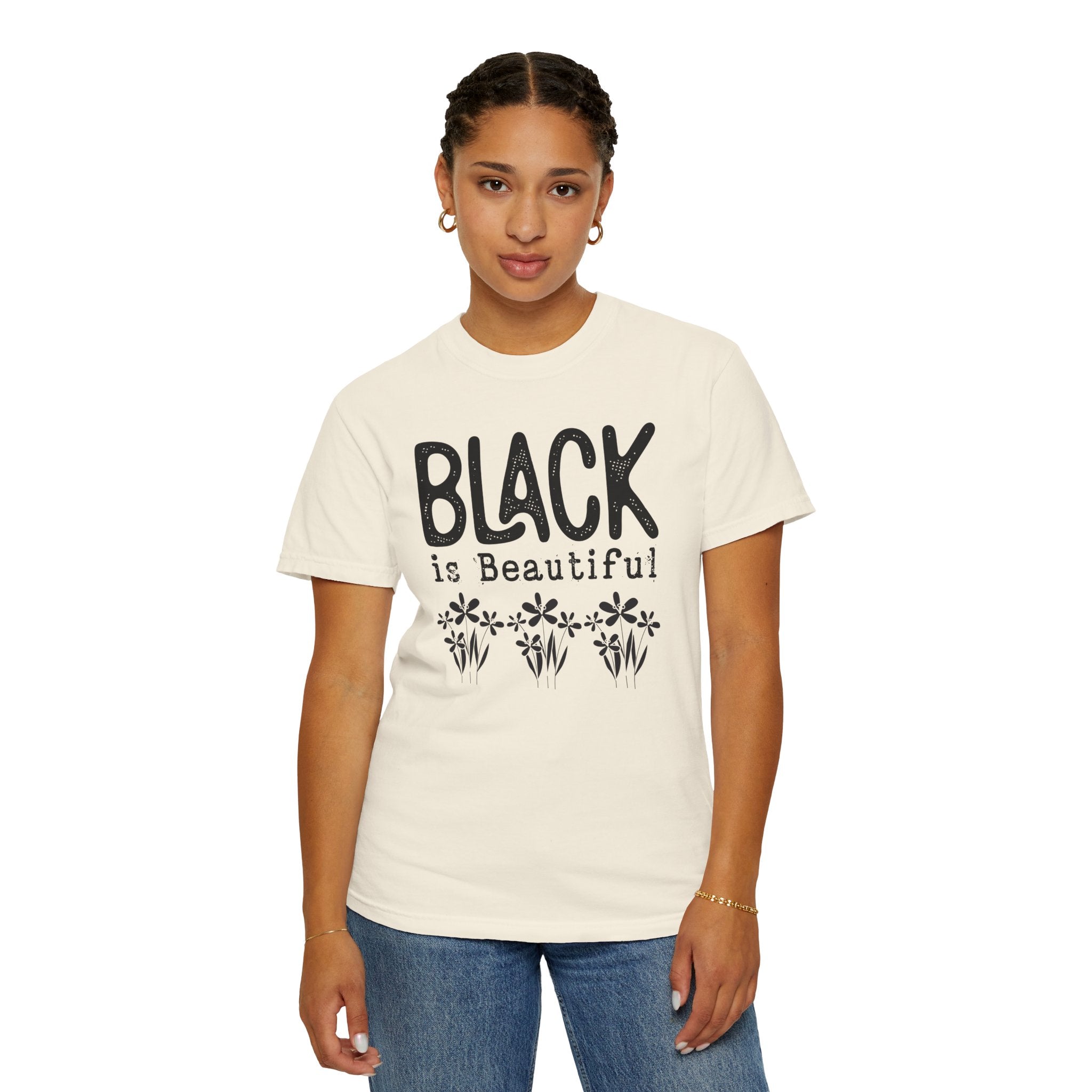 Black Is Beautiful Floral T-Shirt