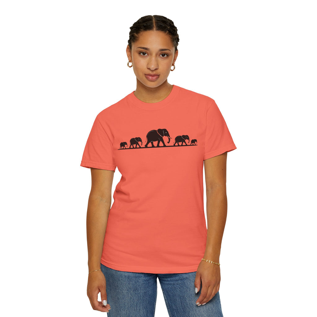 Walking Elephants silhouettes
