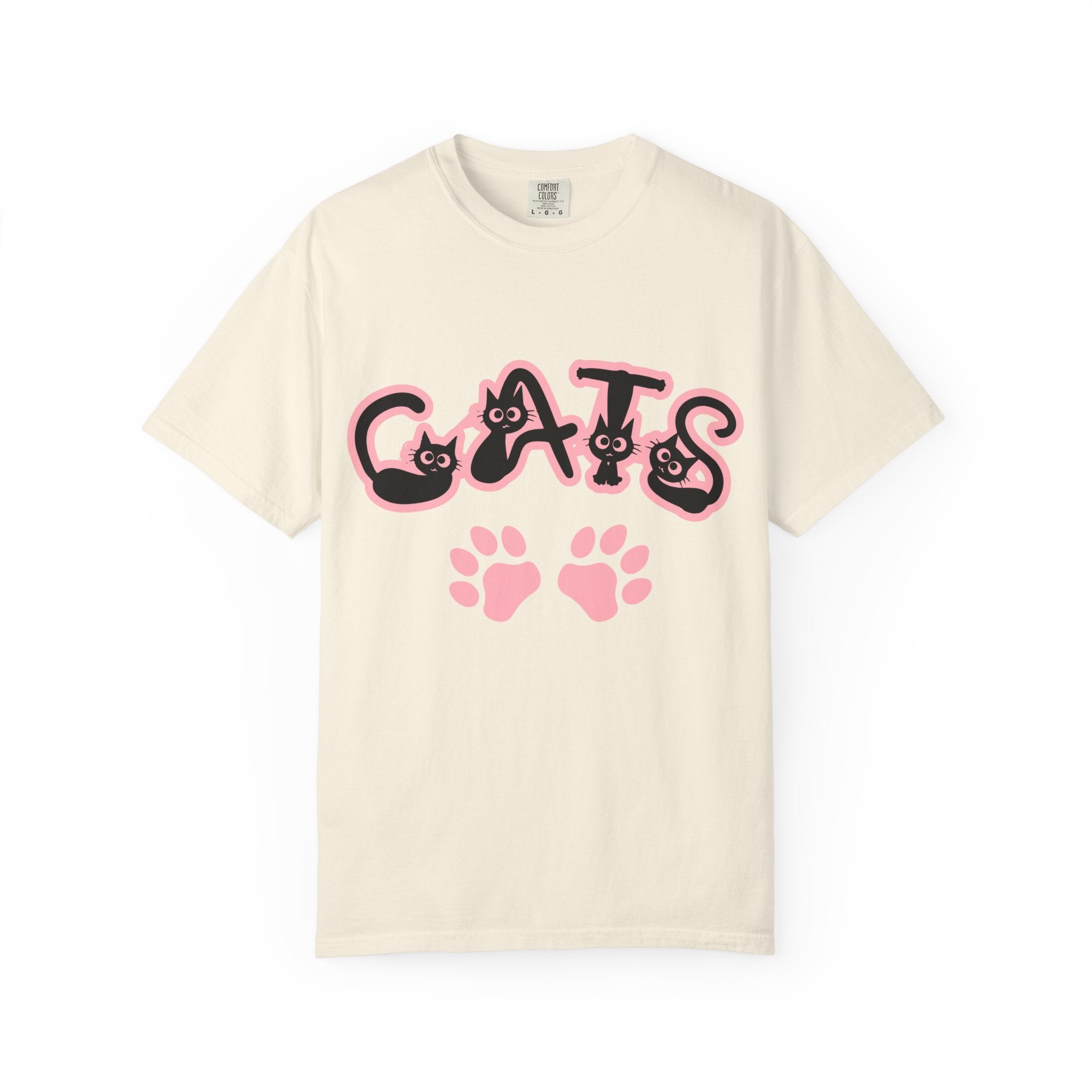 CATS Font Design Tee